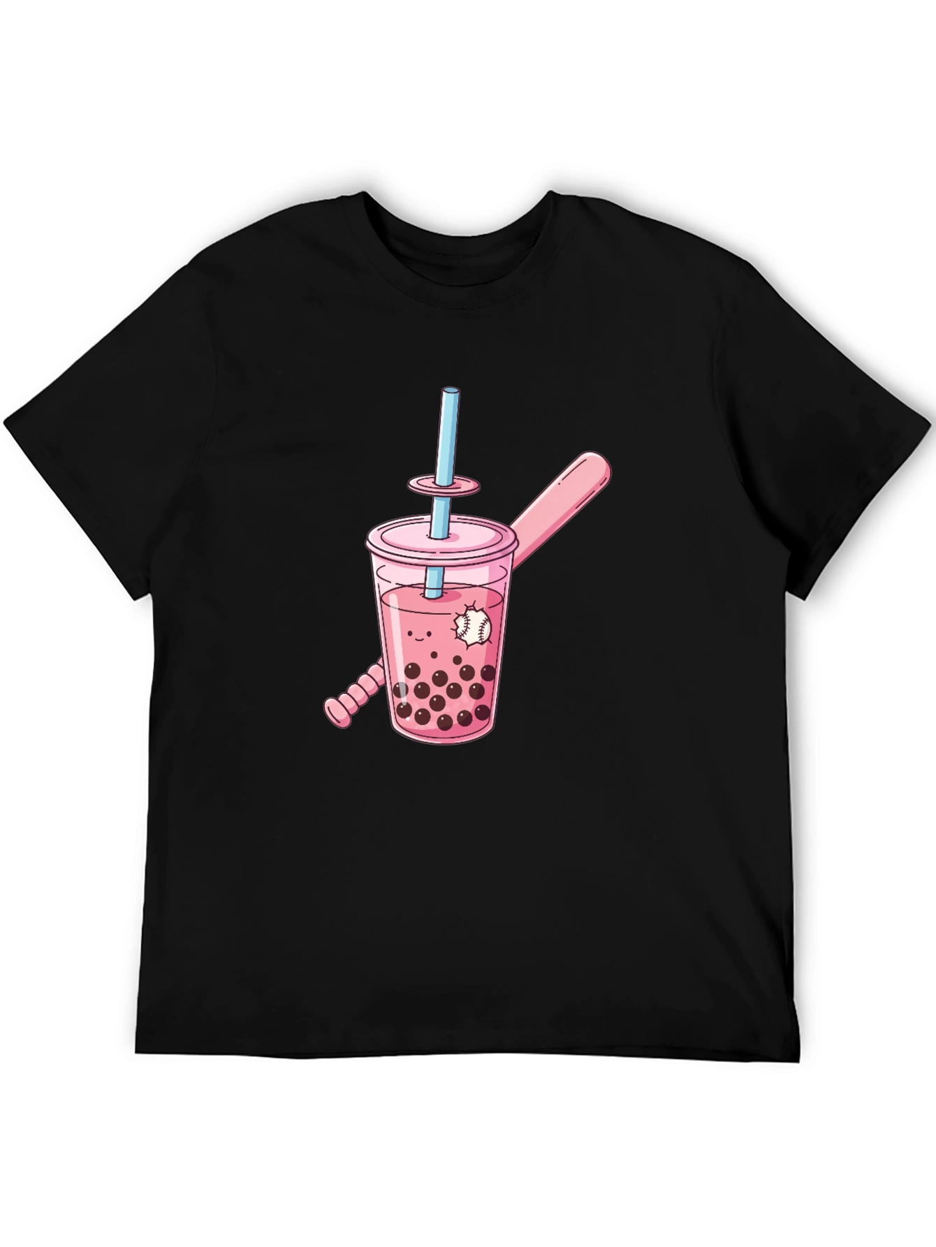 Bubble Tea Baseball Graphic Tee