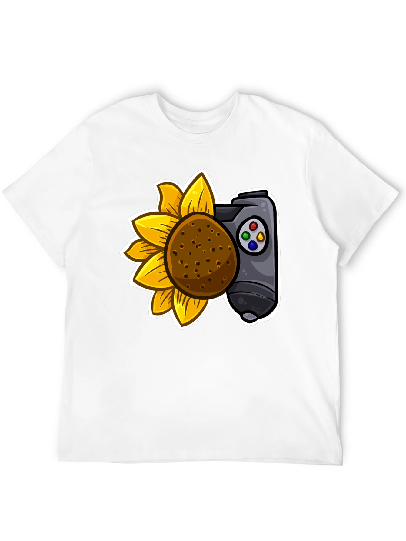 Sunflower Gaming Controller T-Shirt