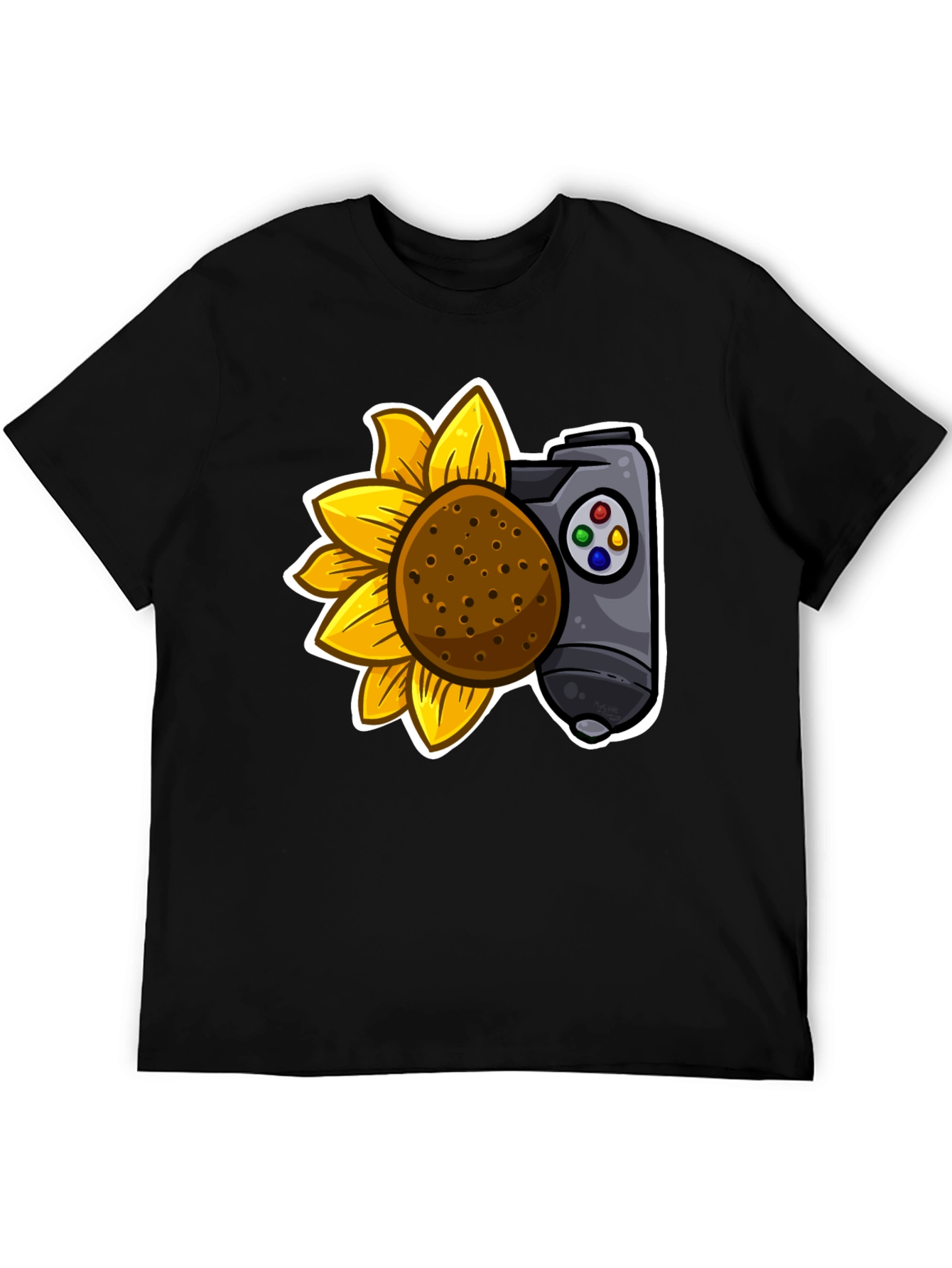 Sunflower Gaming Controller T-Shirt