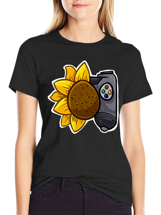 Sunflower Gaming Controller T-Shirt