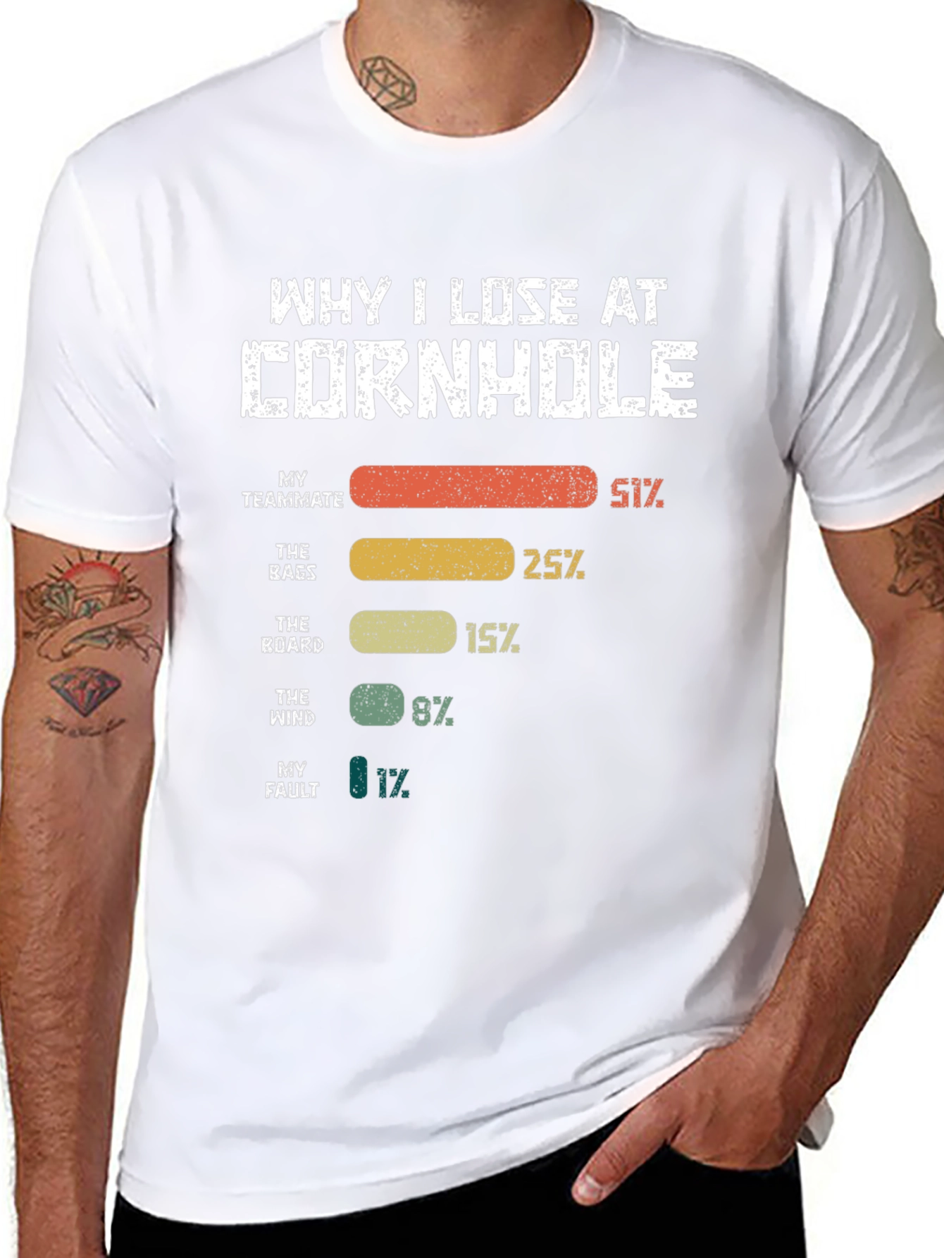 Why I Lose at Cornhole T-Shirt