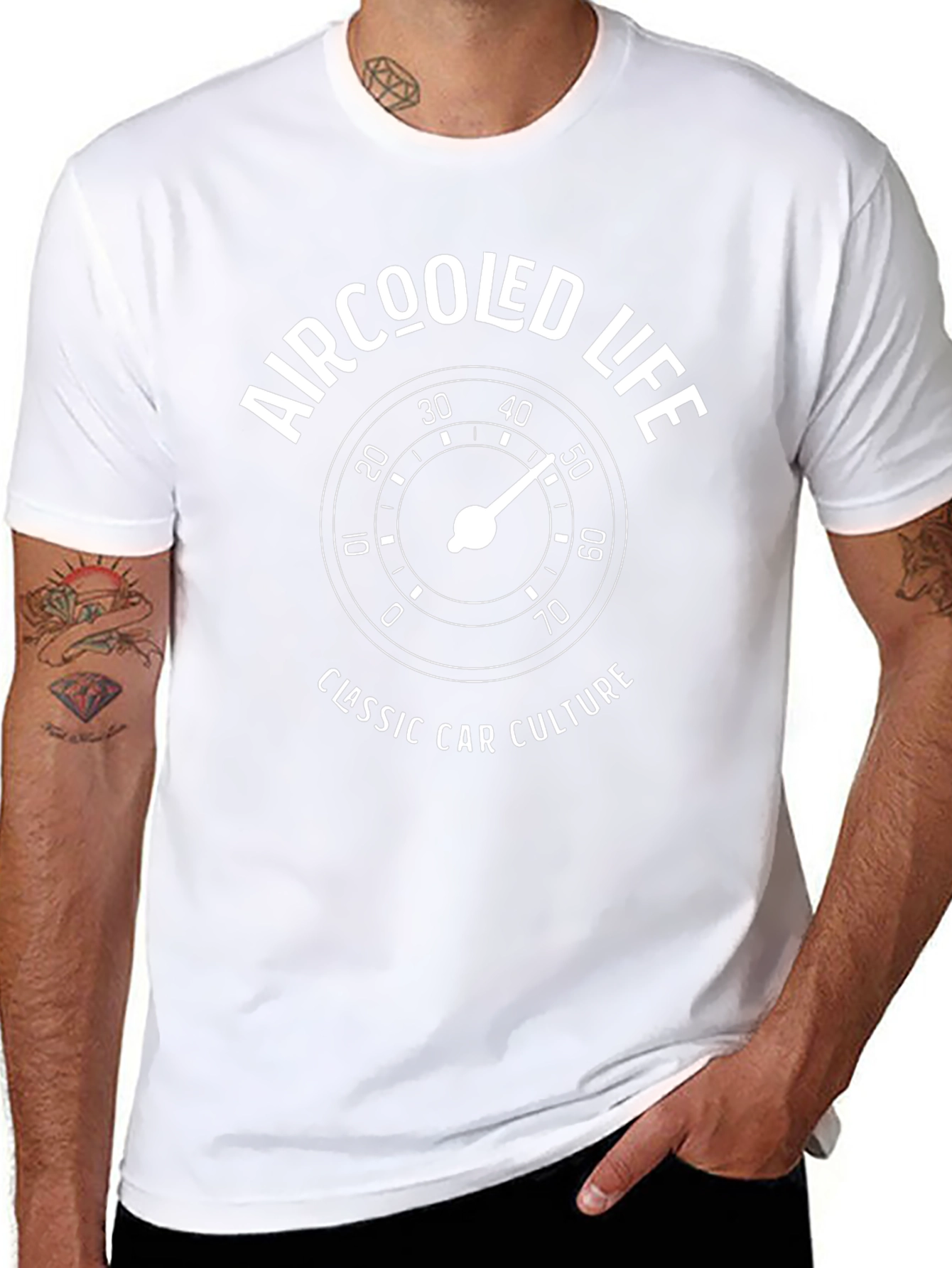 Aircooled Life Classic Car Culture Graphic T-Shirt