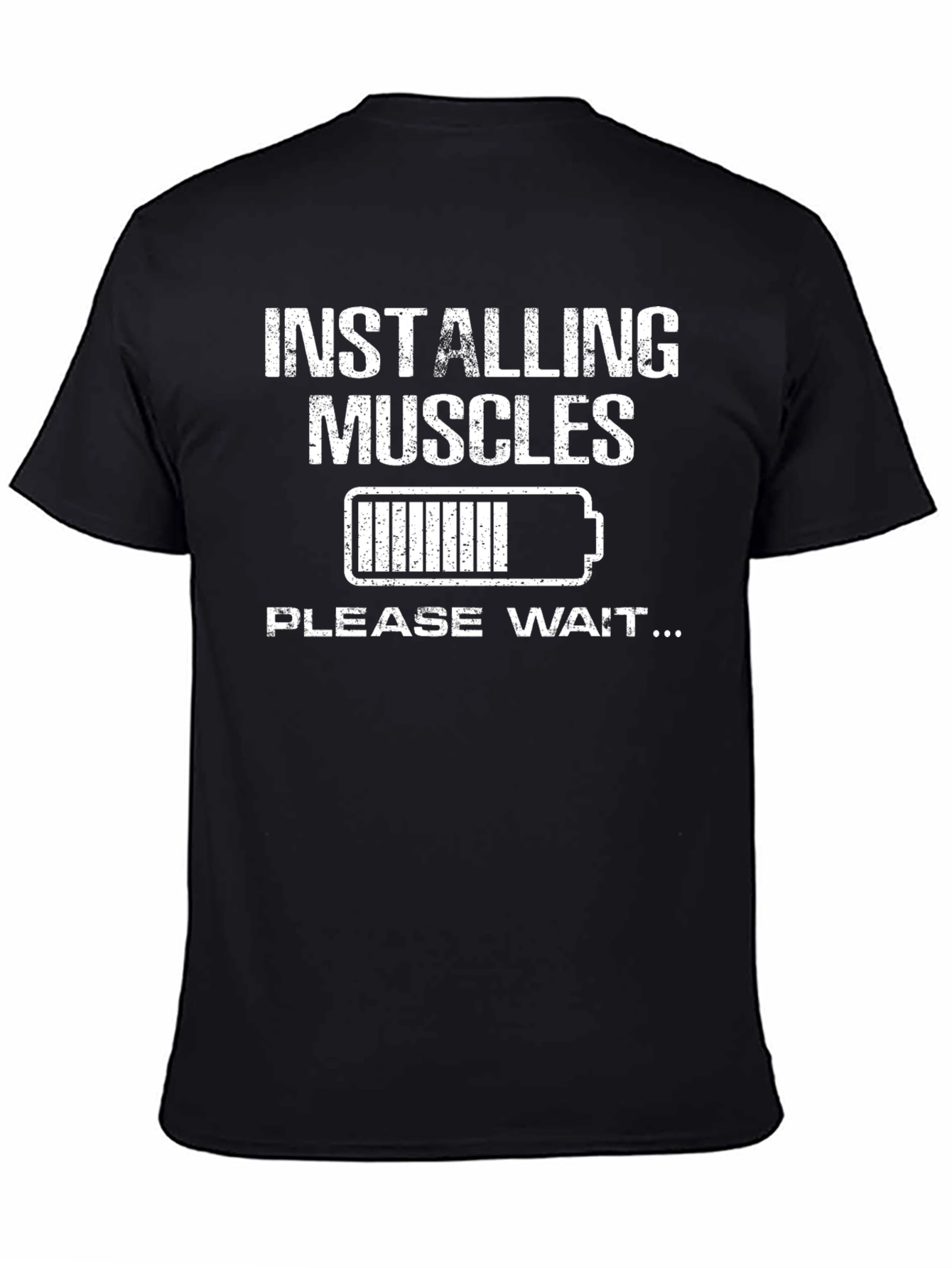 Installing Muscles Funny Workout Gym T-Shirt