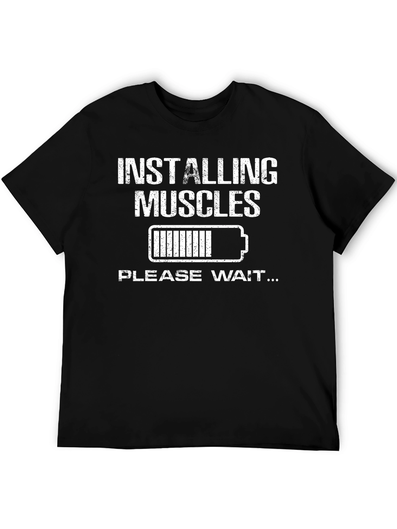 Installing Muscles Funny Workout Gym T-Shirt