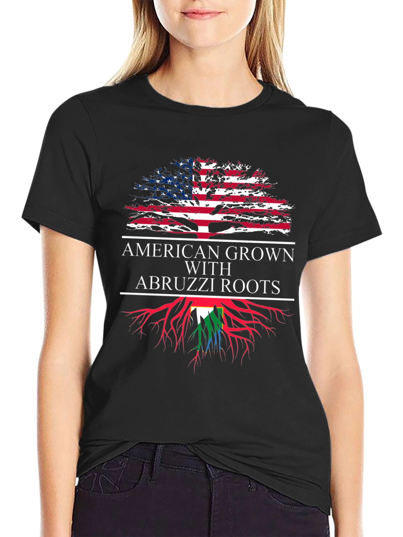 American Grown Abruzzi Roots Graphic Tee