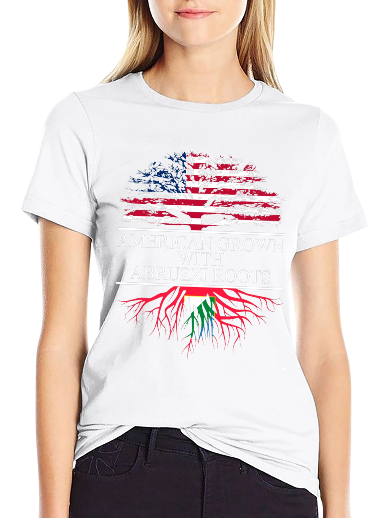 American Grown Abruzzi Roots Graphic Tee