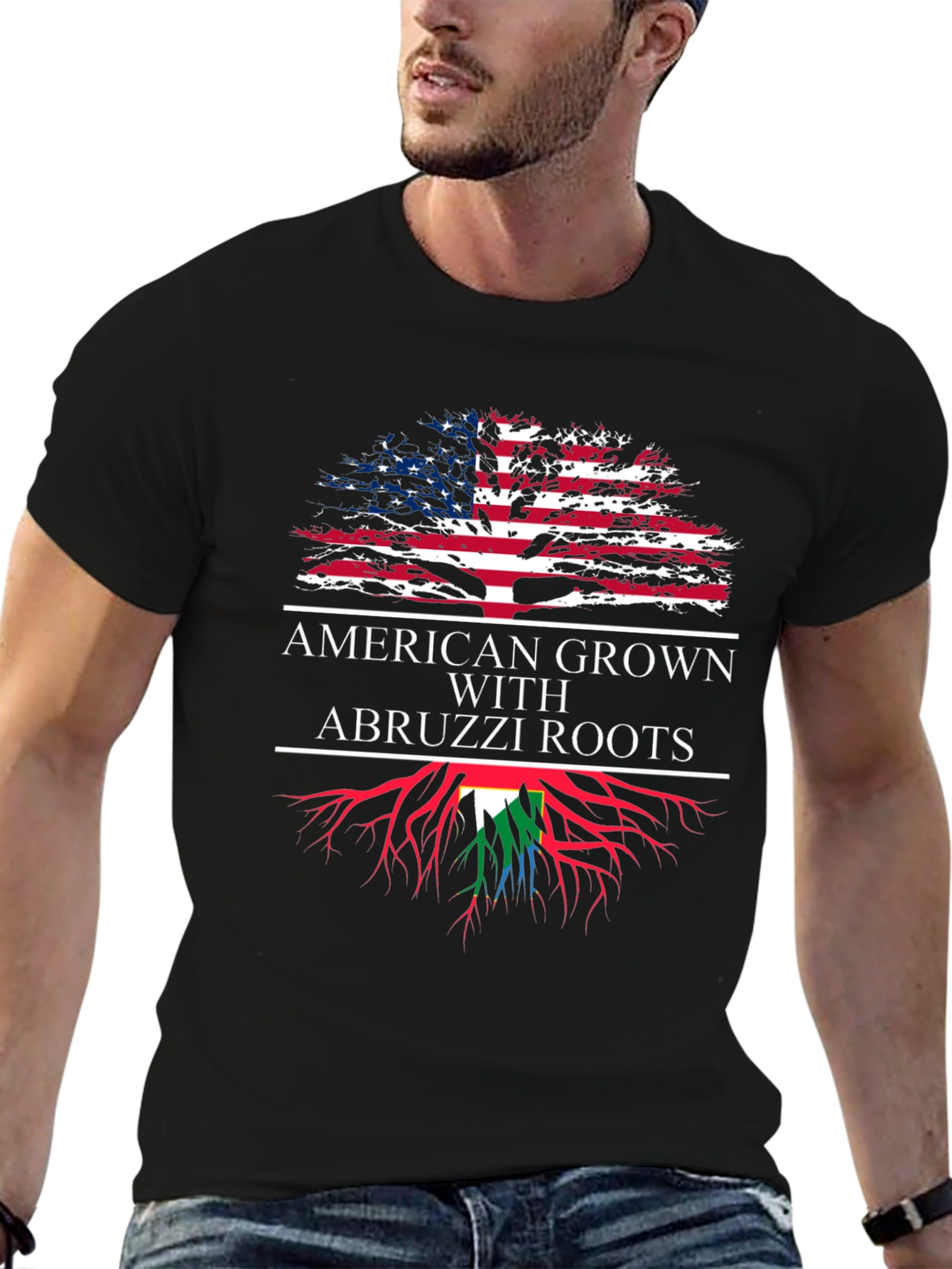 American Grown Abruzzi Roots Graphic Tee