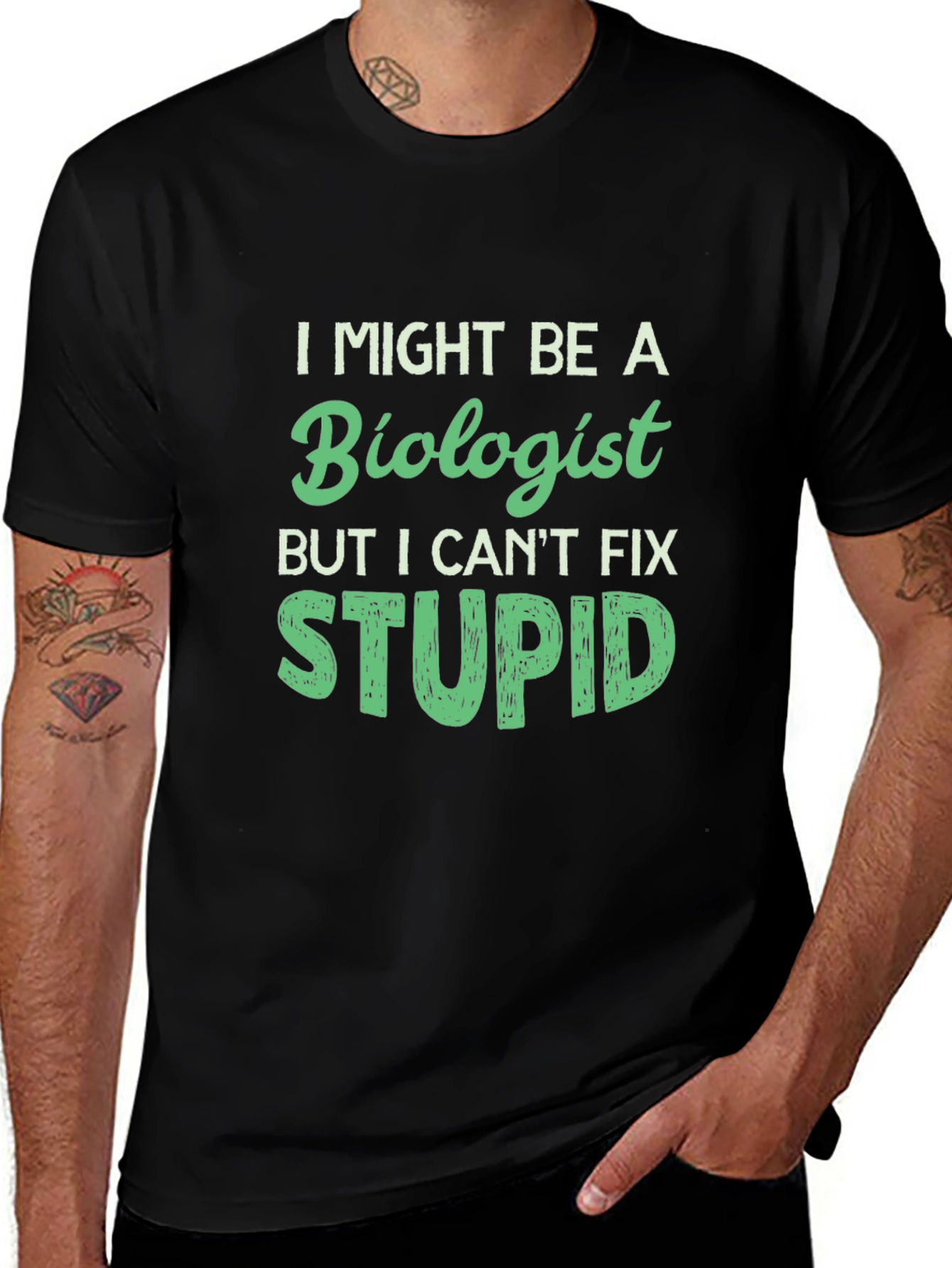 Biologist Humor Graphic Tee Shirt