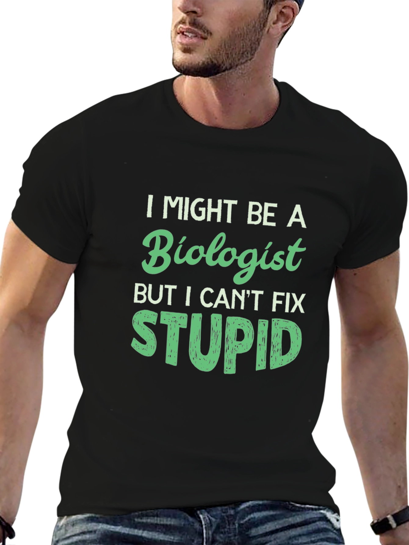 Biologist Humor Graphic Tee Shirt