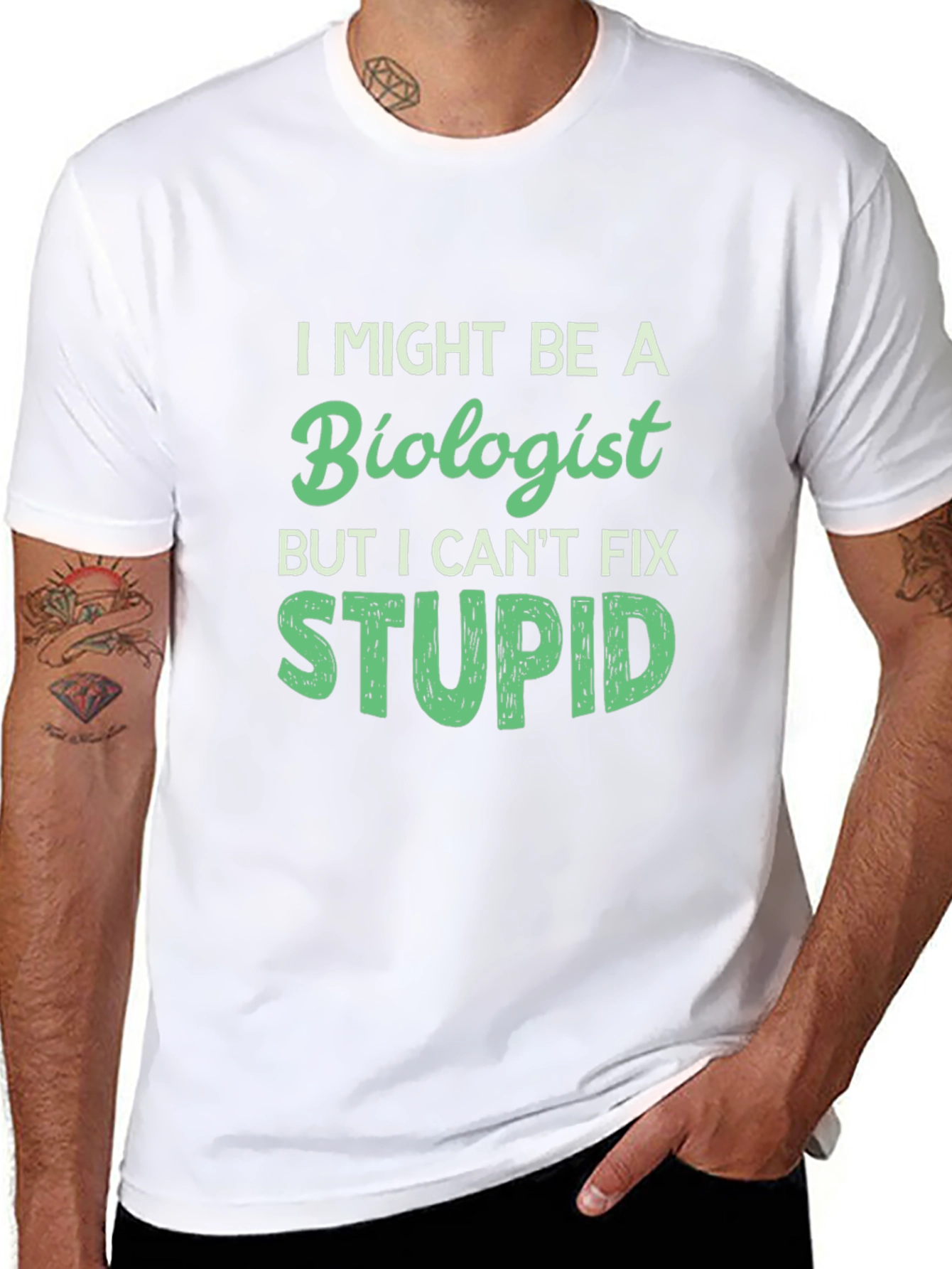 Biologist Humor Graphic Tee Shirt