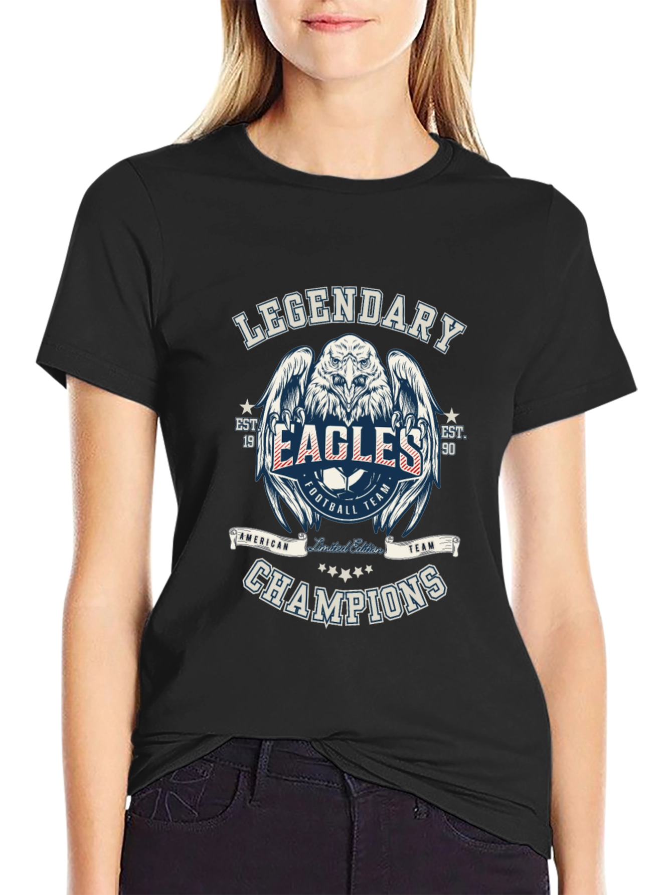 Legendary Eagles Champions Black T-Shirt