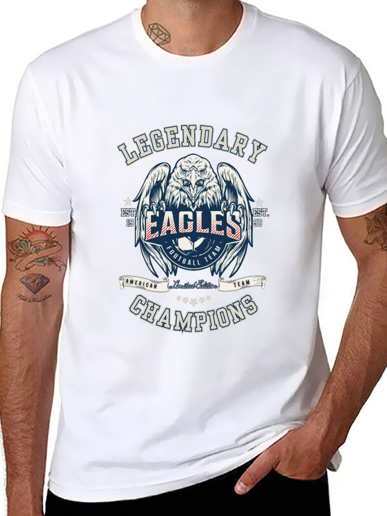Legendary Eagles Champions Black T-Shirt