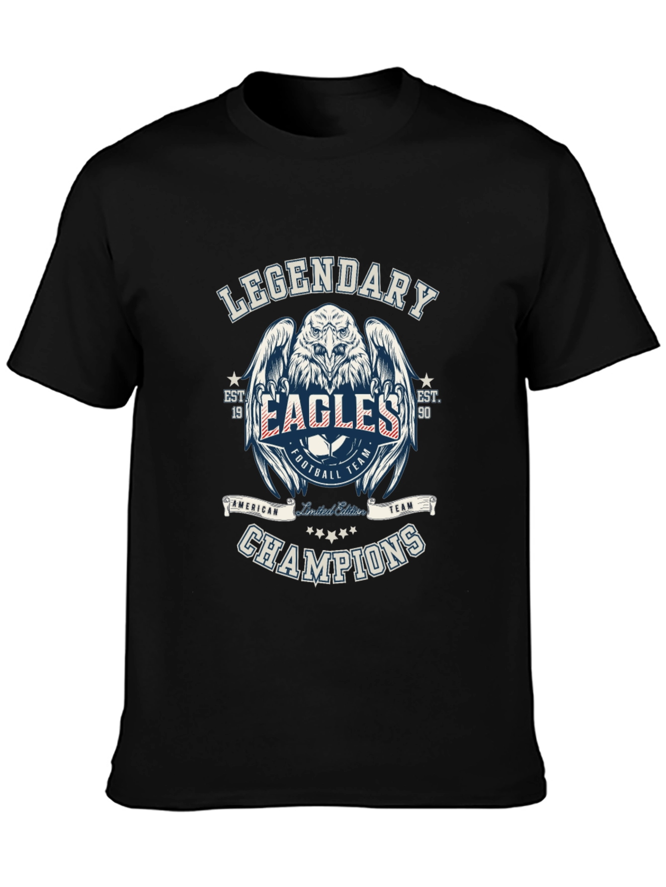 Legendary Eagles Champions Black T-Shirt