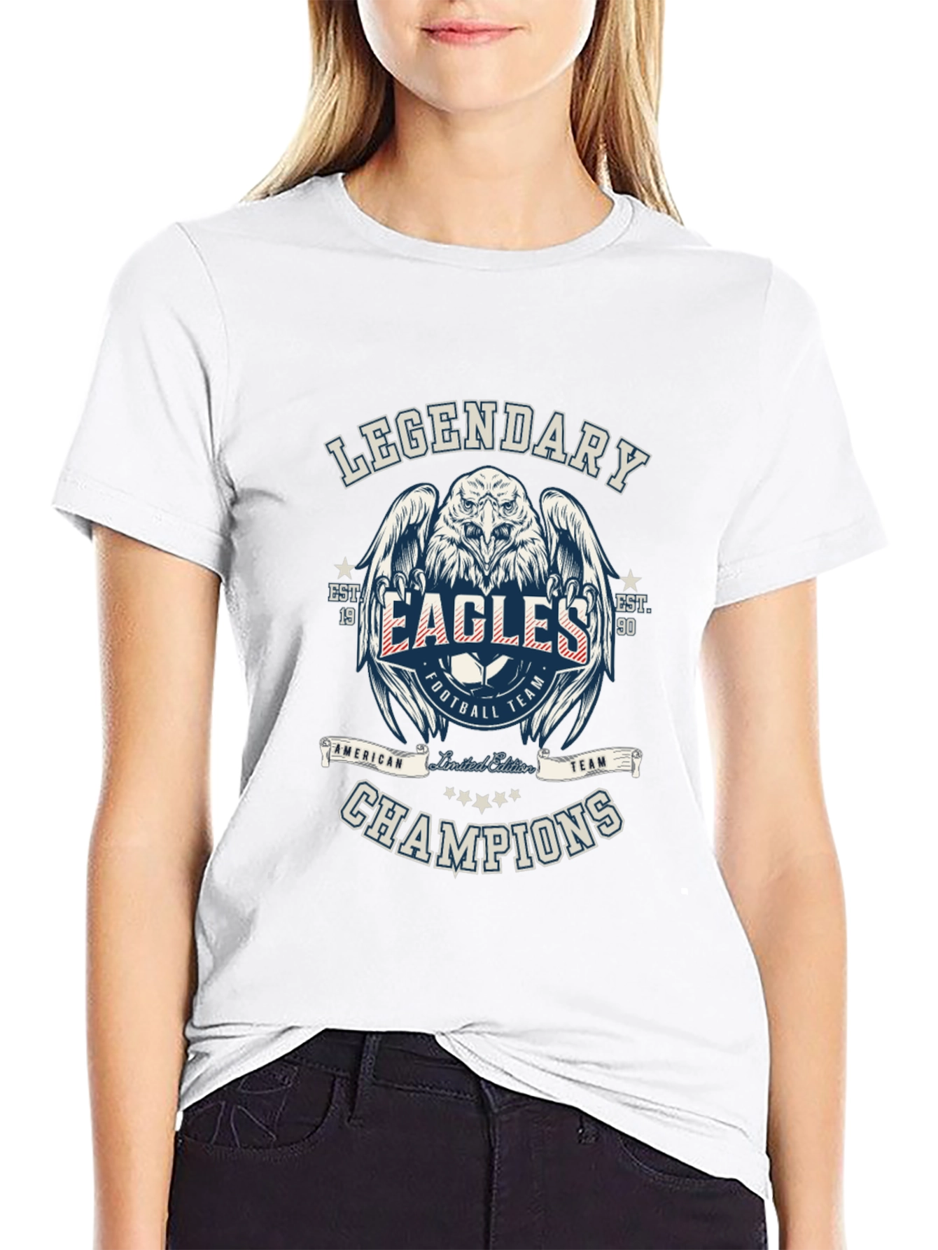 Legendary Eagles Champions Black T-Shirt