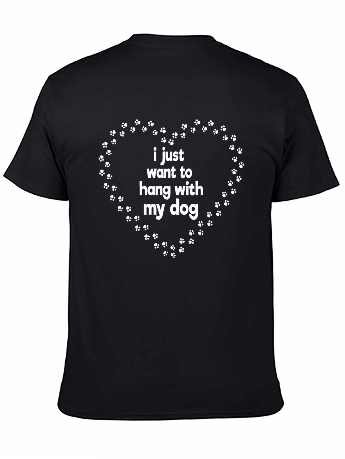 I Just Want to Hang With My Dog T-Shirt – Cute Dog Lover Tee
