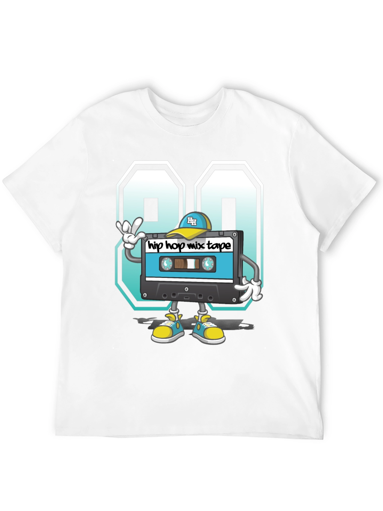 90s Hip Hop Mix Tape Graphic Tee
