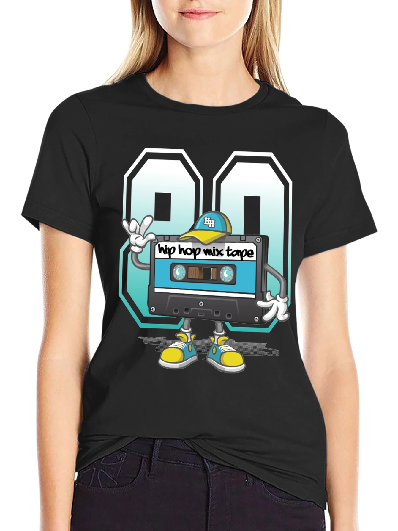 90s Hip Hop Mix Tape Graphic Tee
