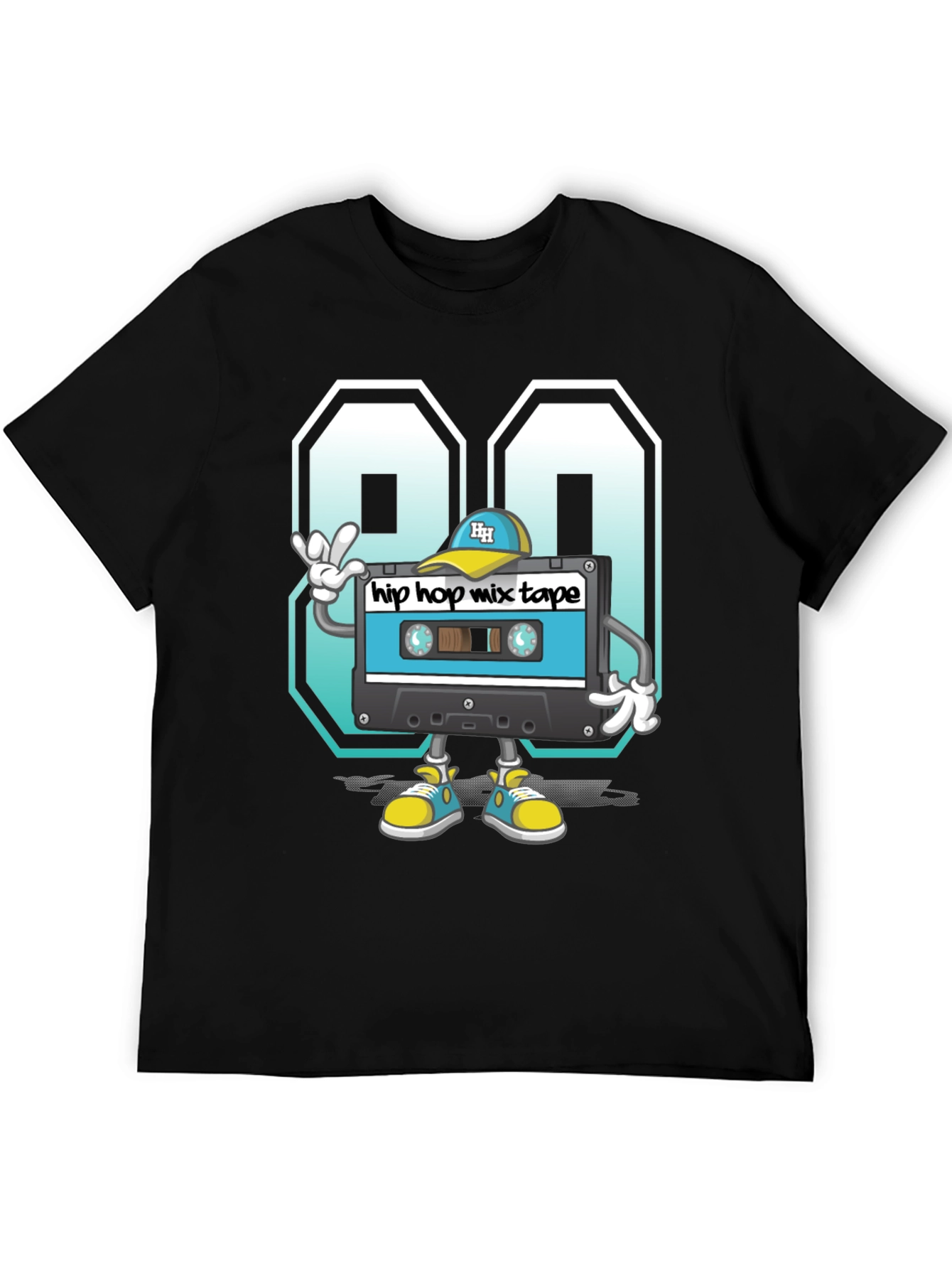 90s Hip Hop Mix Tape Graphic Tee