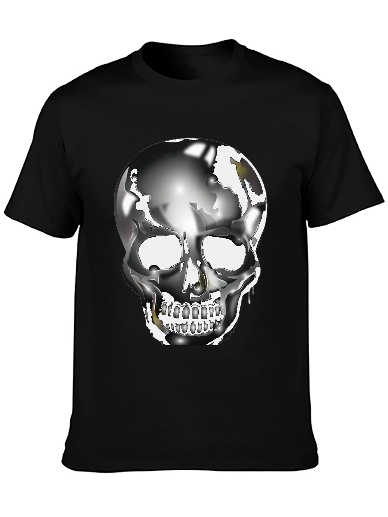 Skull Graphic Black T-Shirt