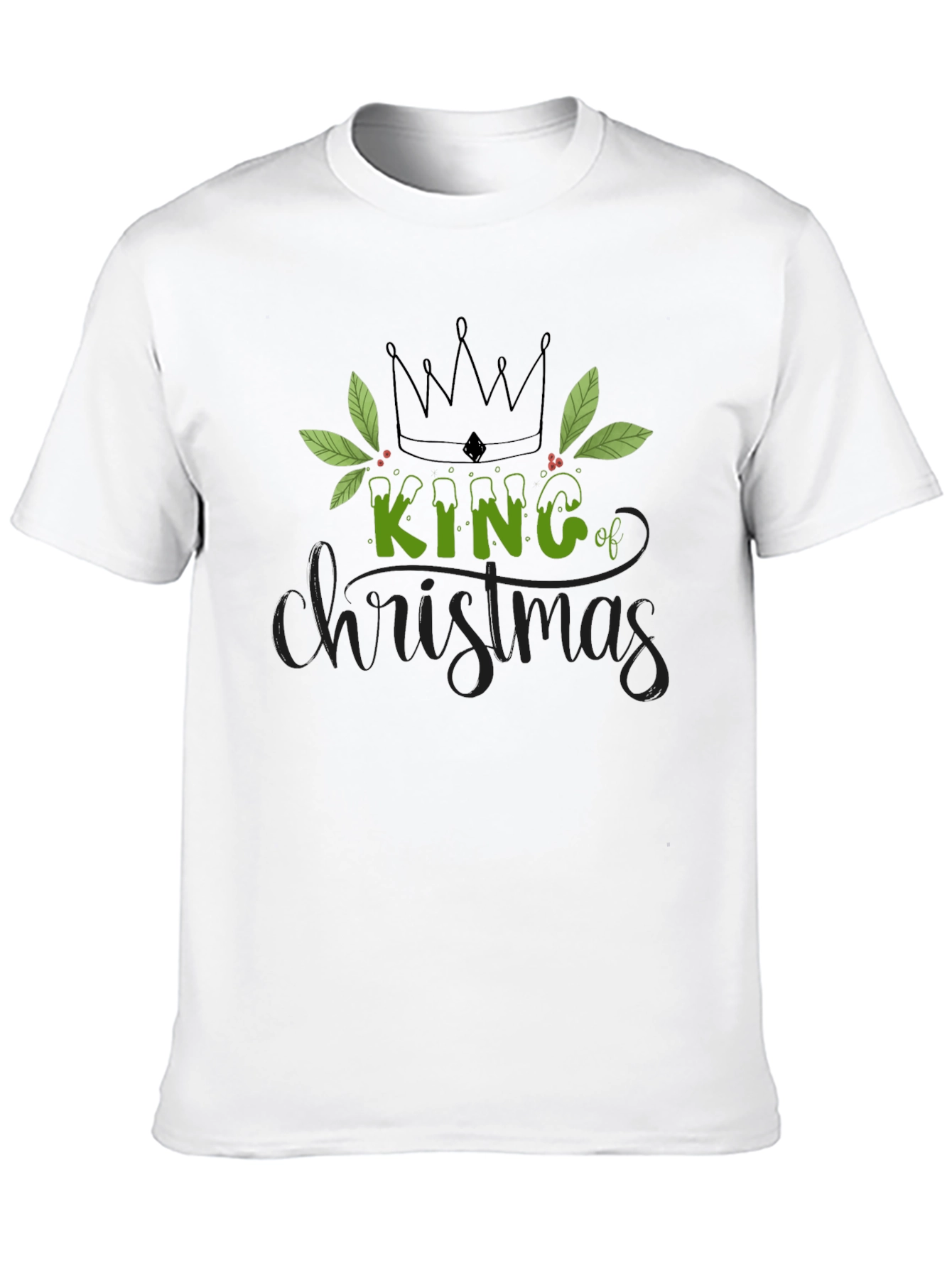 King of Christmas Black T-Shirt