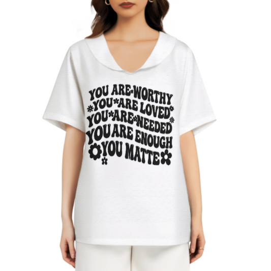 You Matter Mental Health Awareness T-Shirt | Positive Affirmation Inspirational Graphic Tee(z940)