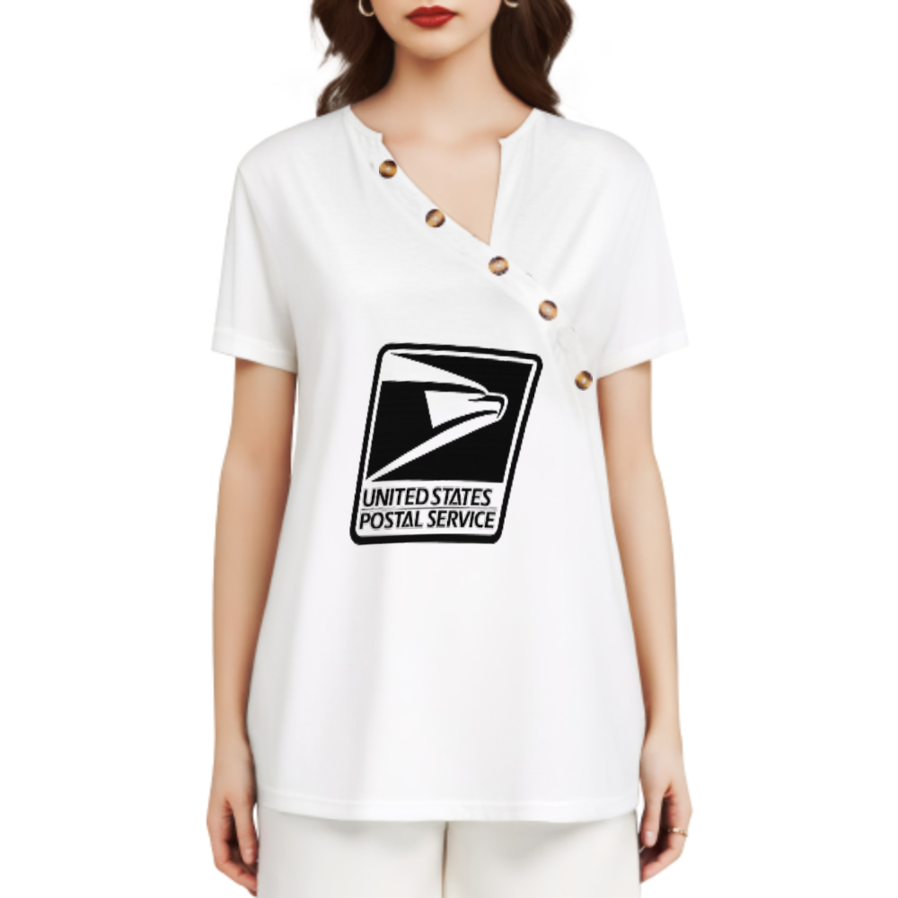 Vintage Mail Carrier Graphic Tee – Postal Service Inspired Retro Workwear Shirt(z955)