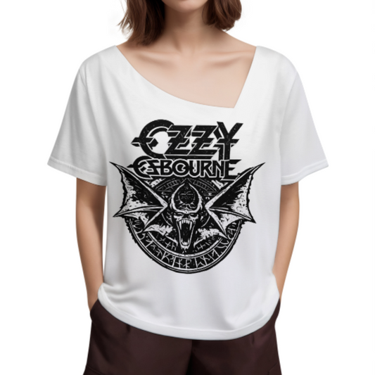 Gothic Bat Skull Graphic Tee – Vintage Heavy Metal Inspired Dark Art Shirt(z961)