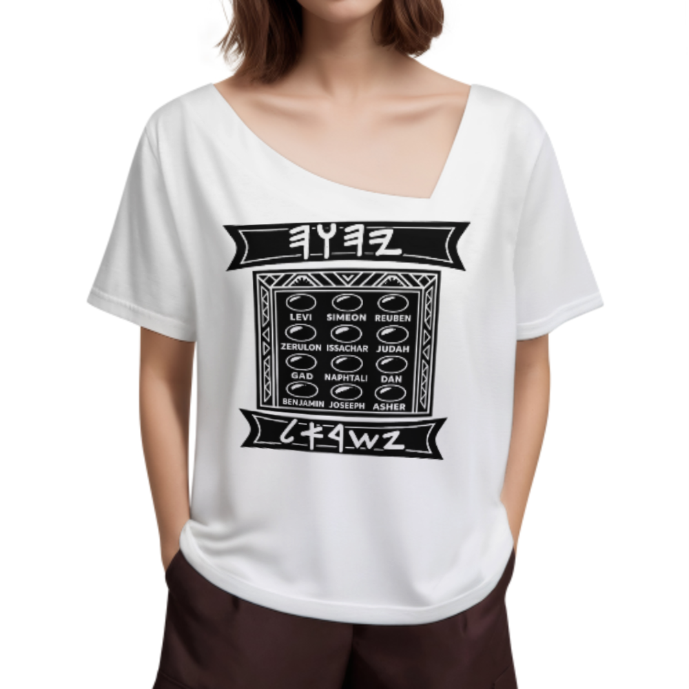 Twelve Tribes Breastplate Faith Graphic Tee – Biblical Heritage Inspirational Shirt(z969)