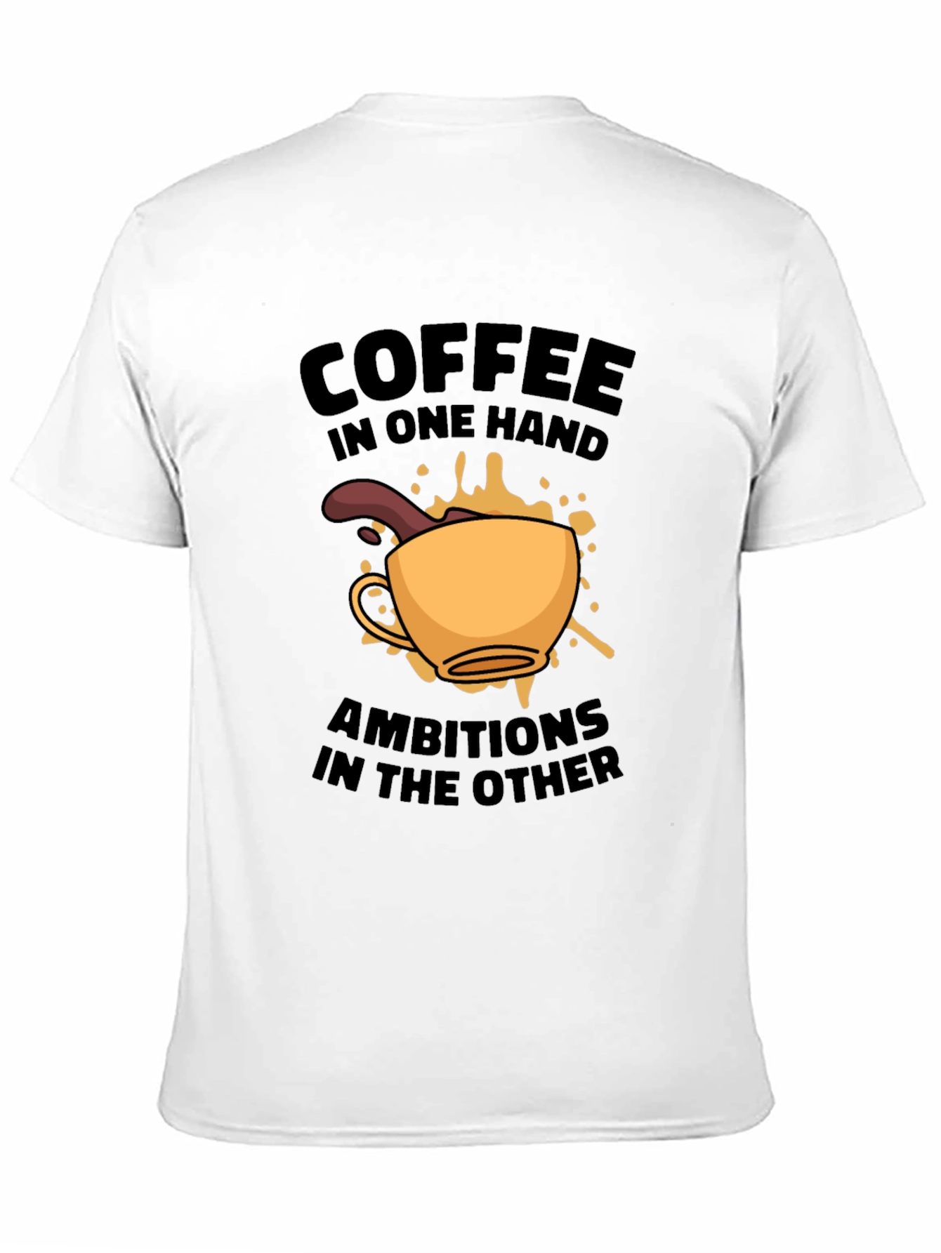 Coffee and Ambition Graphic T-Shirt