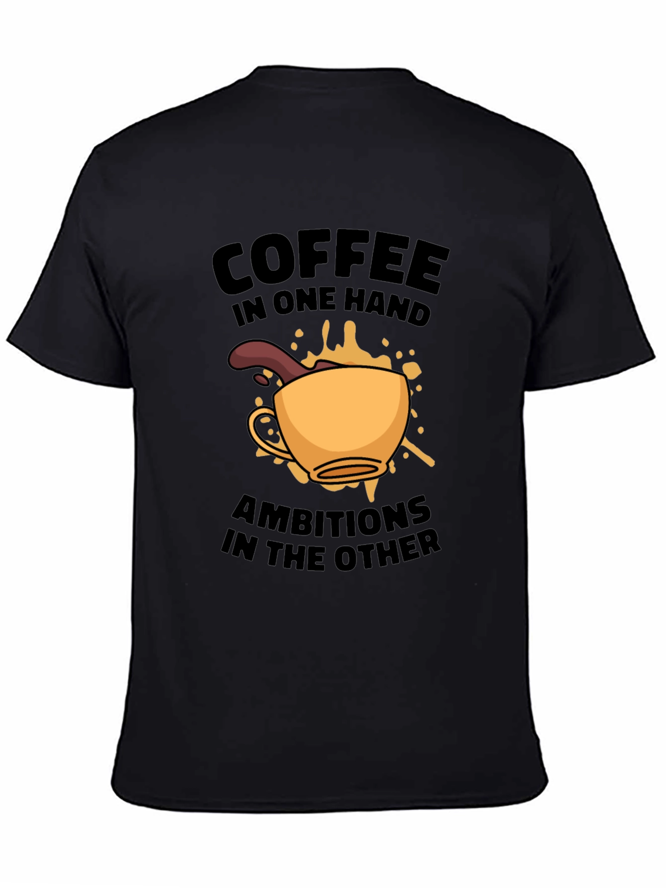 Coffee and Ambition Graphic T-Shirt