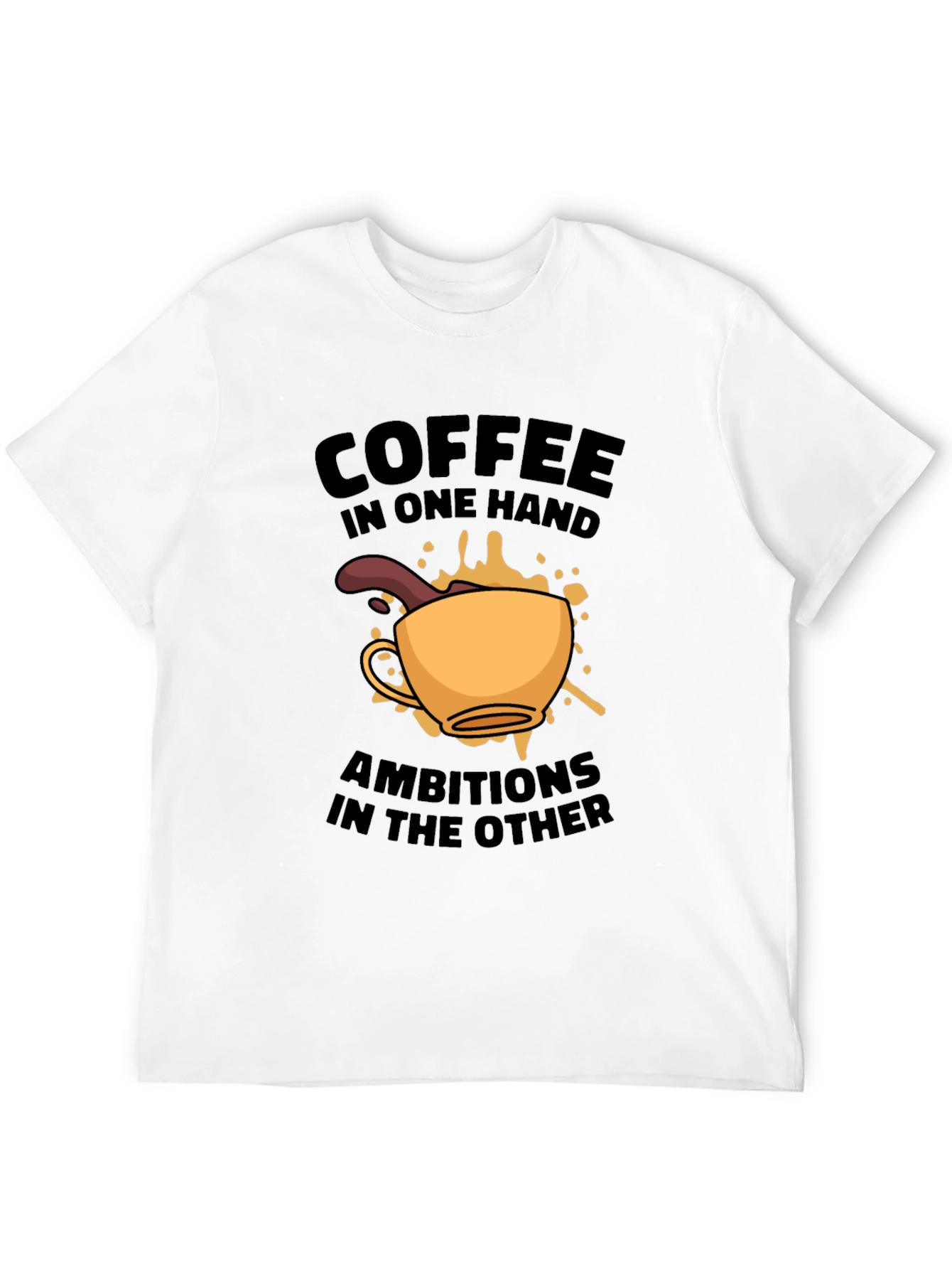 Coffee and Ambition Graphic T-Shirt