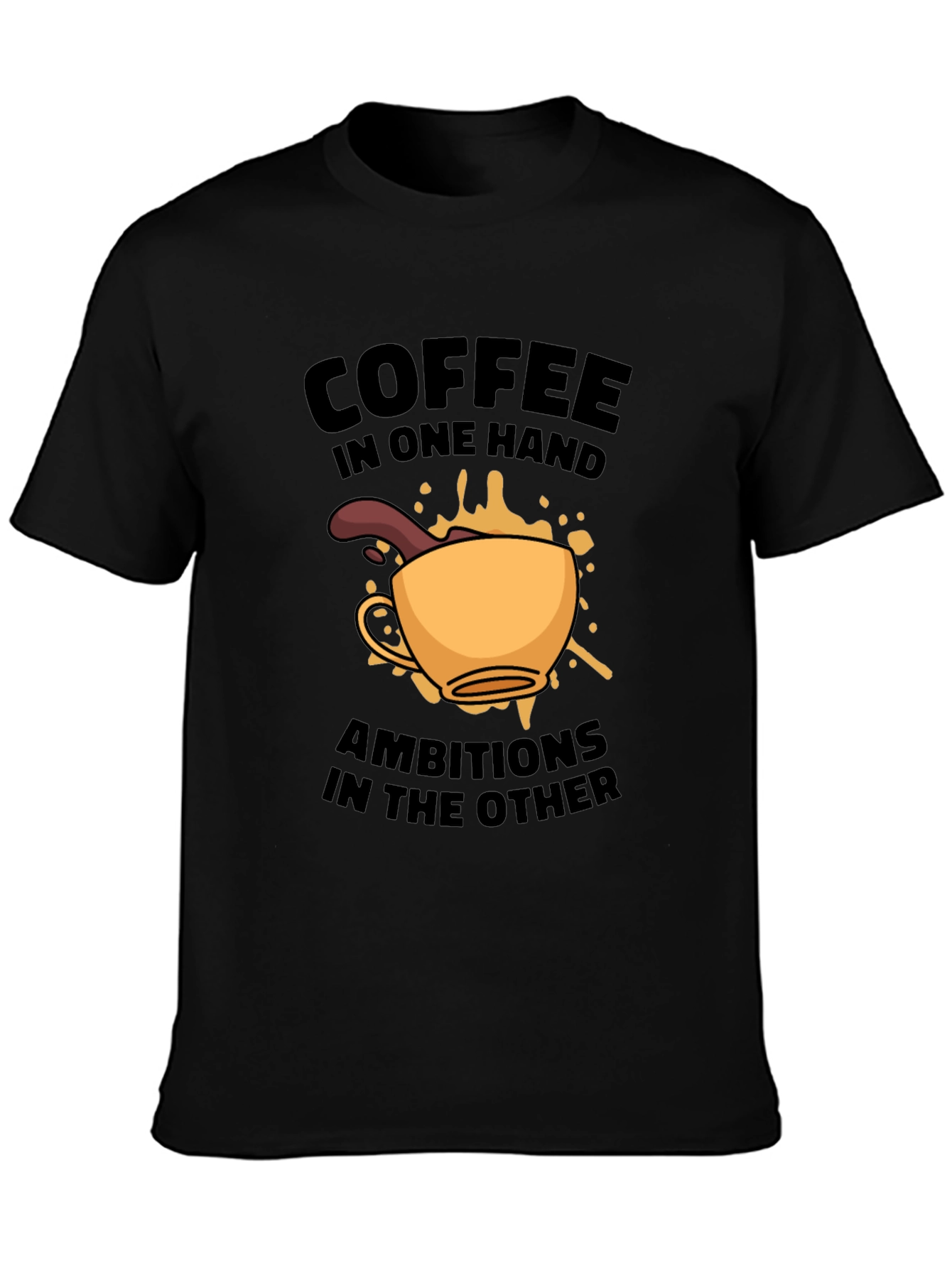 Coffee and Ambition Graphic T-Shirt