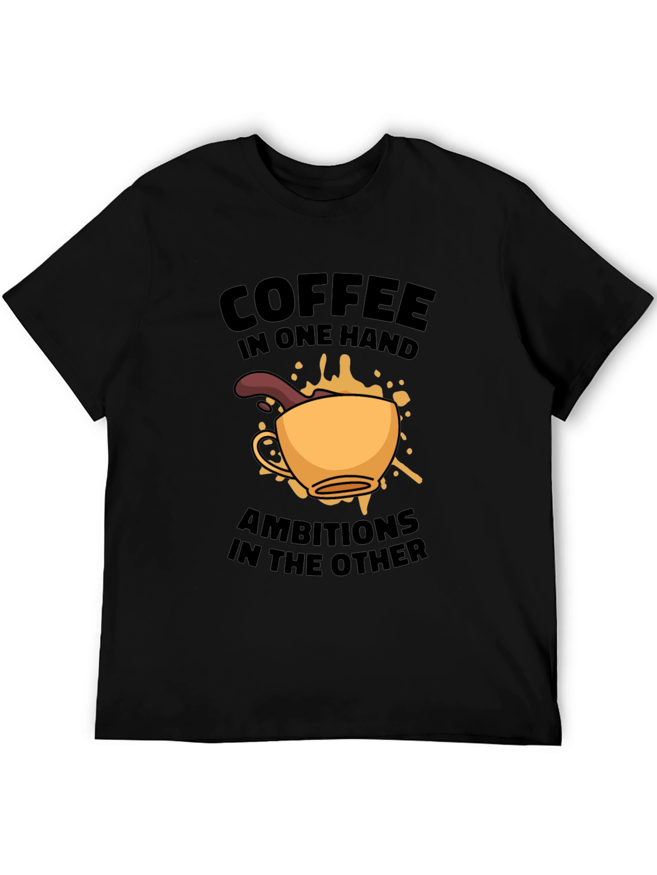 Coffee and Ambition Graphic T-Shirt