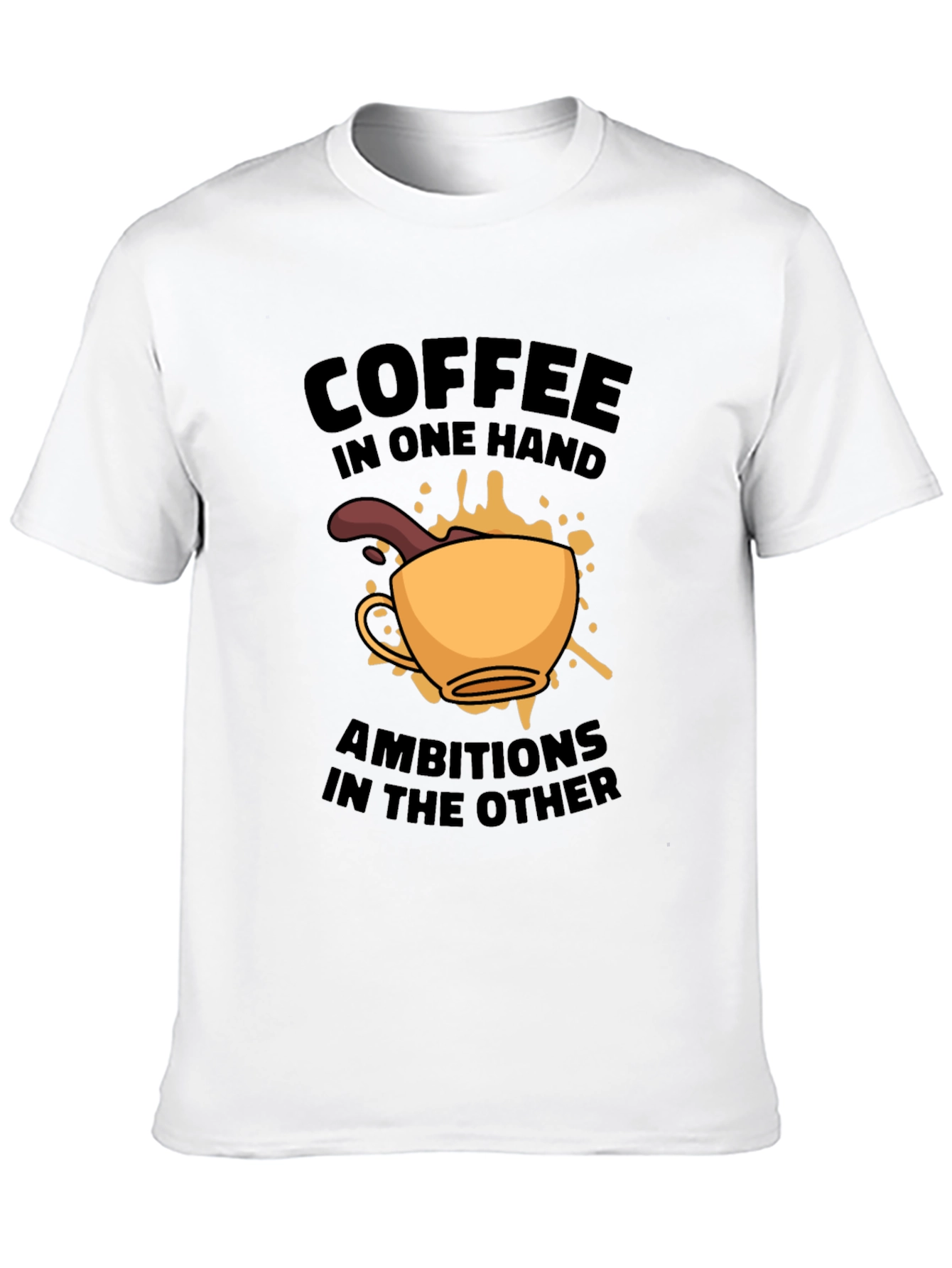 Coffee and Ambition Graphic T-Shirt