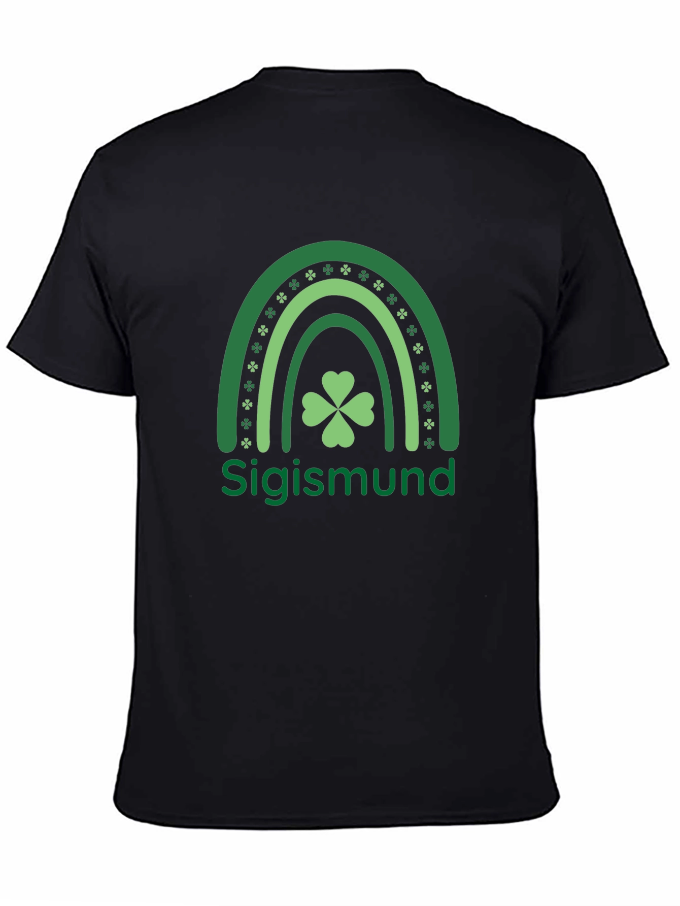 St. Patricks Day Sigismund Clover Rainbow T-Shirt