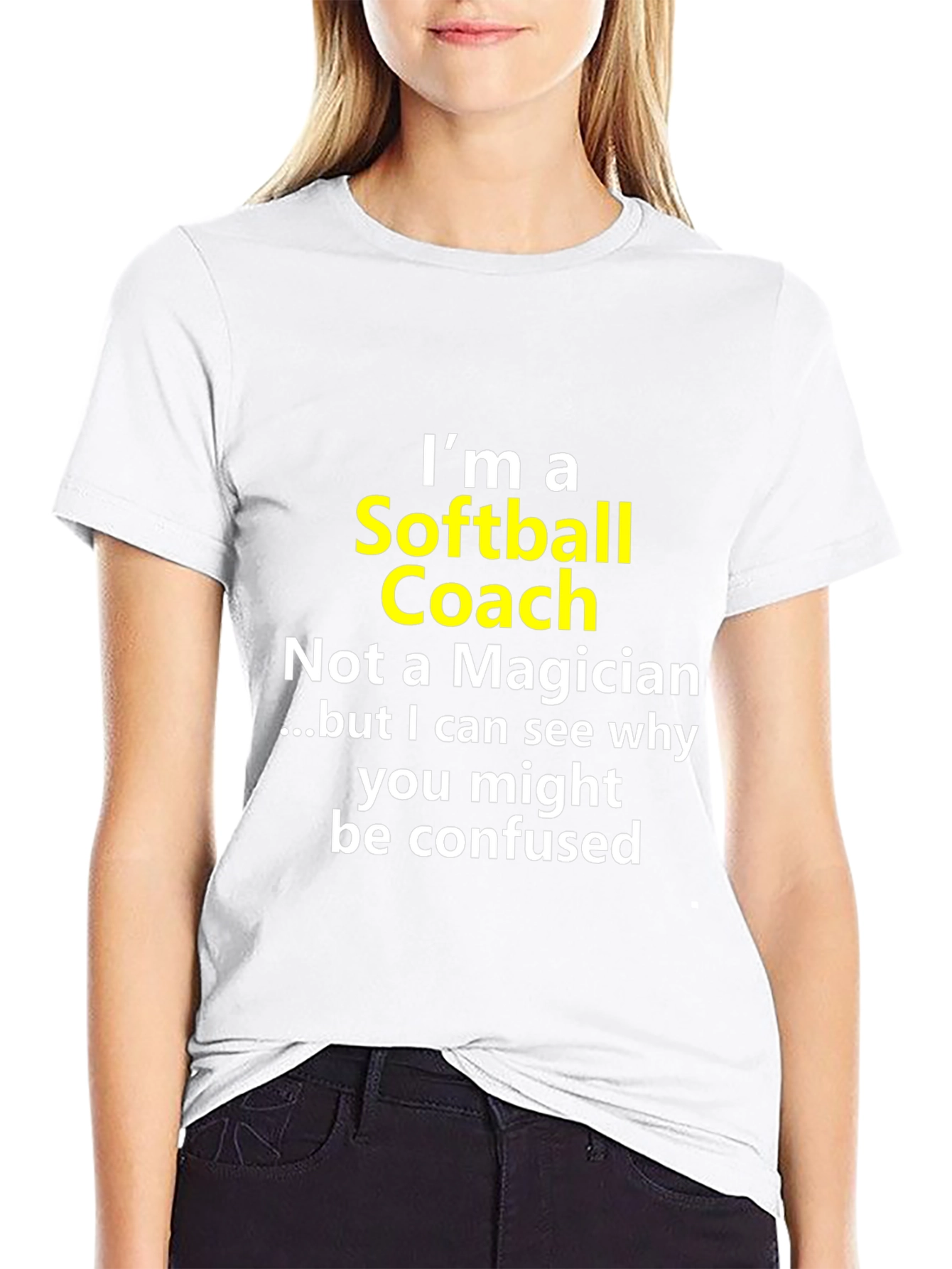 Softball Coach Novelty Graphic Tee