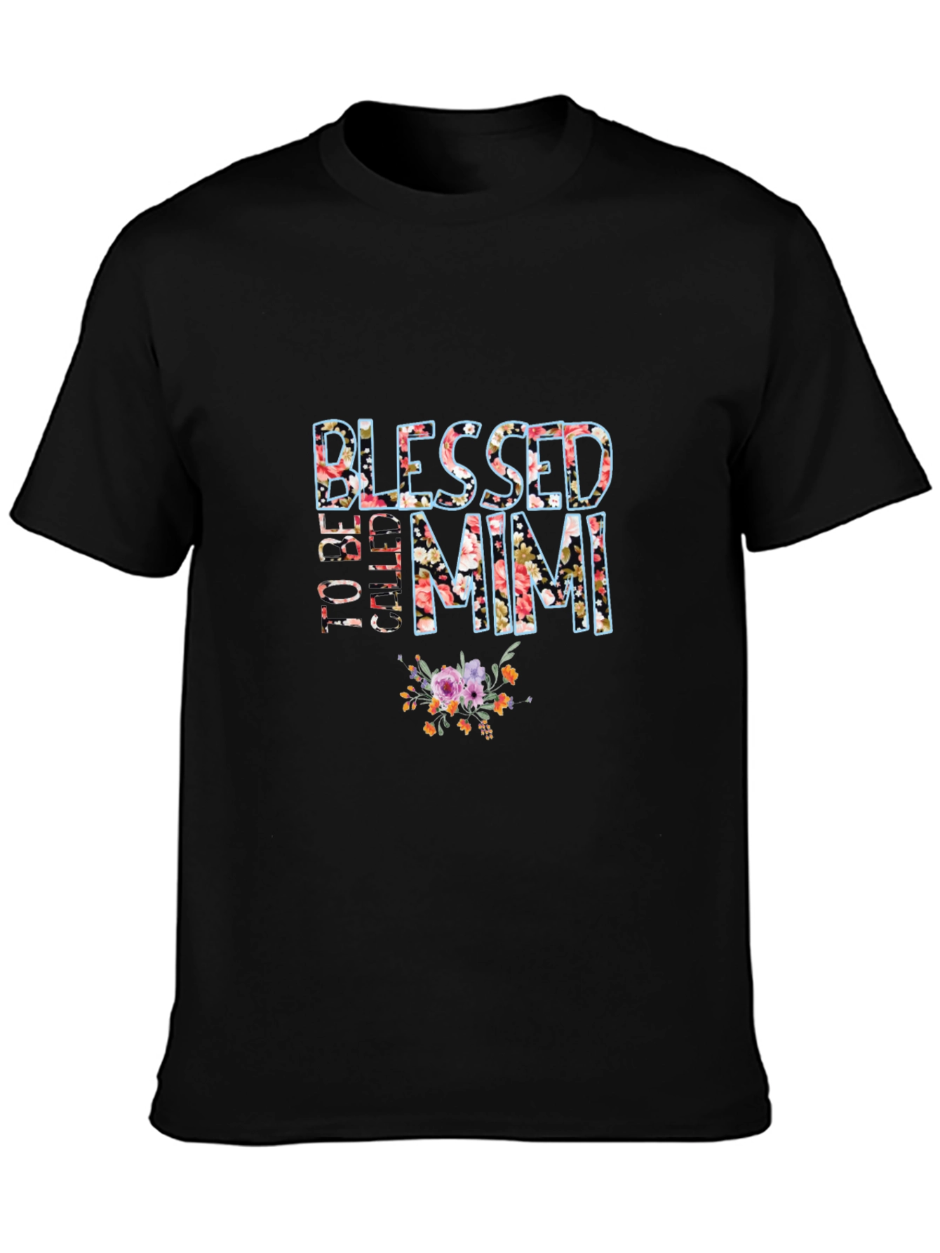 Blessed to be Called Mimi Floral T-Shirt