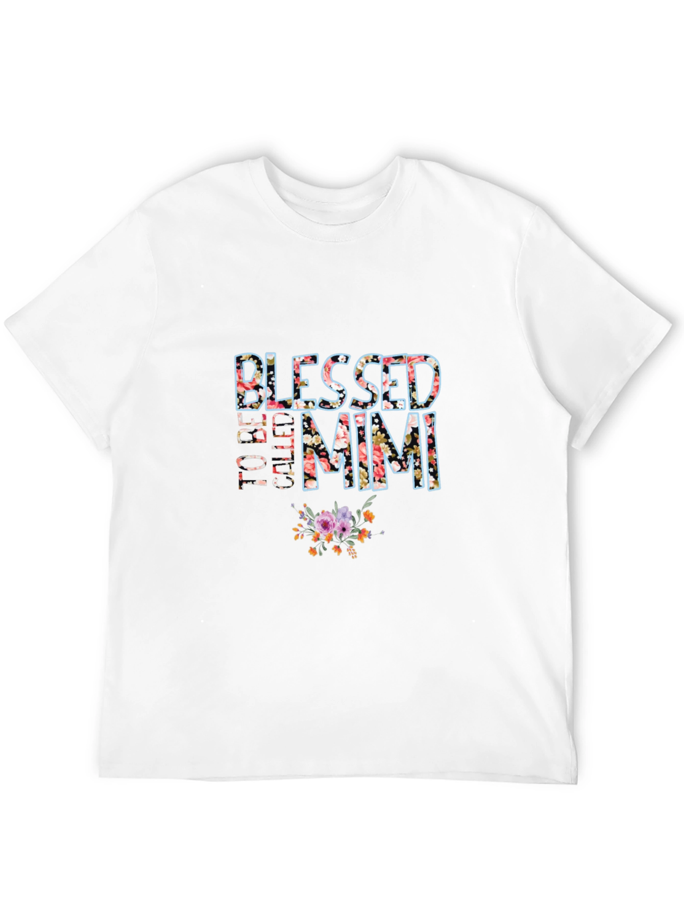 Blessed to be Called Mimi Floral T-Shirt