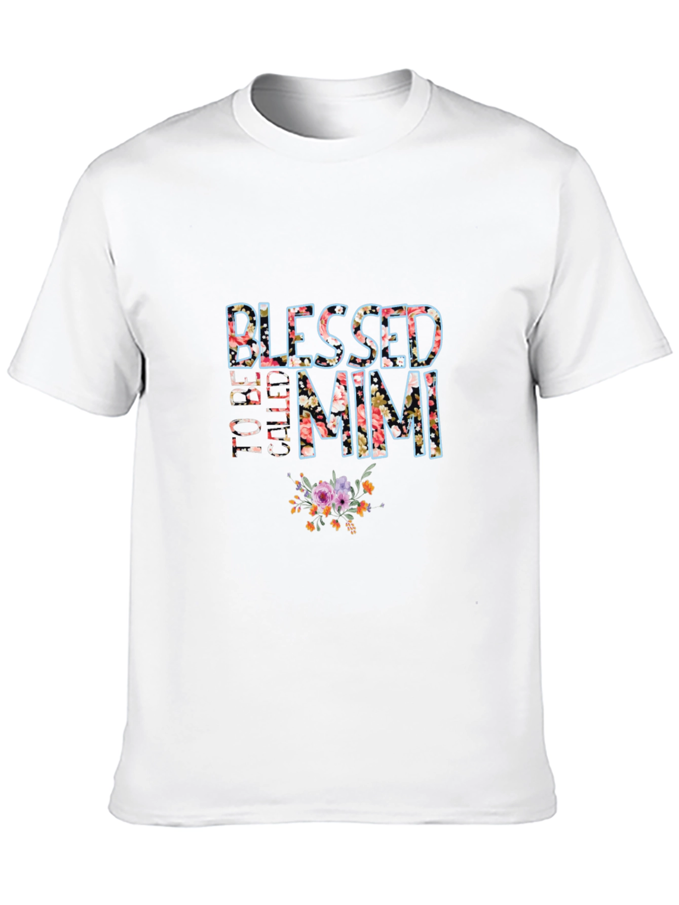 Blessed to be Called Mimi Floral T-Shirt