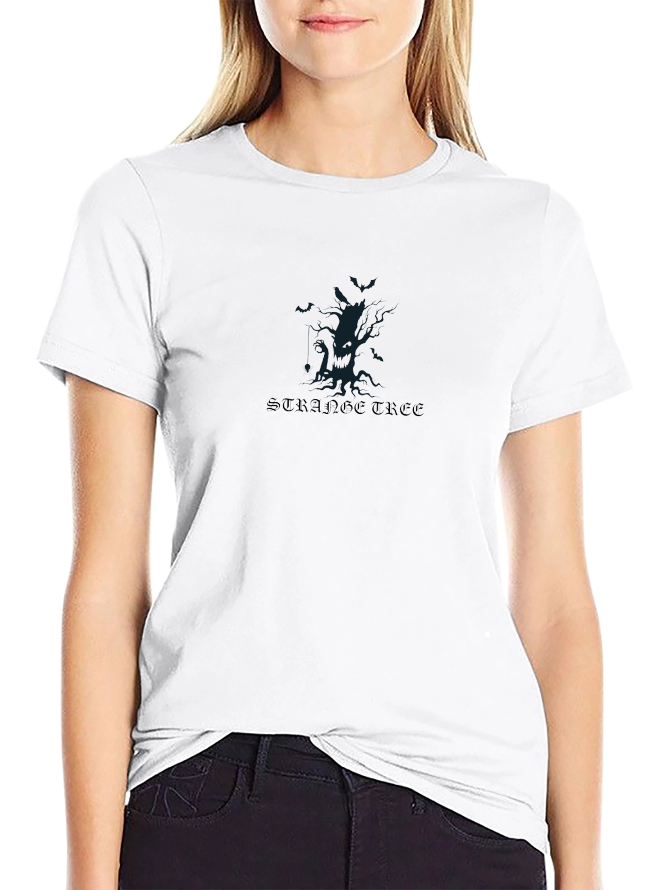 Strange Tree Graphic Tee - Dark Humor T-Shirt