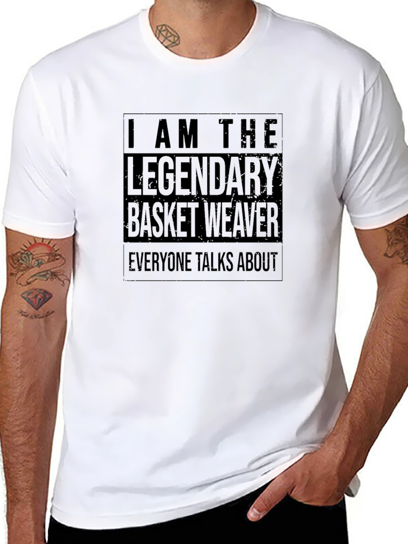 Legendary Basket Weaver Graphic Tee - Black