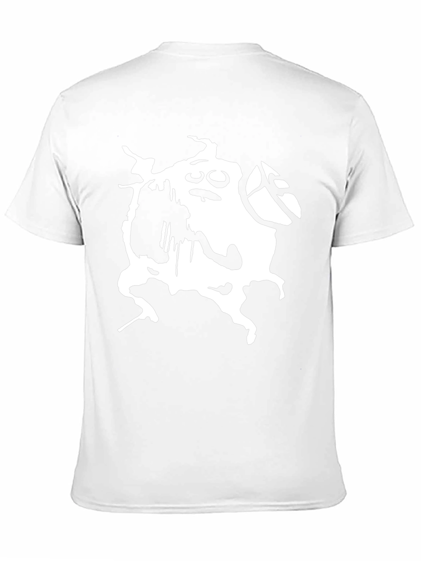 Abstract Graphic Black T-Shirt