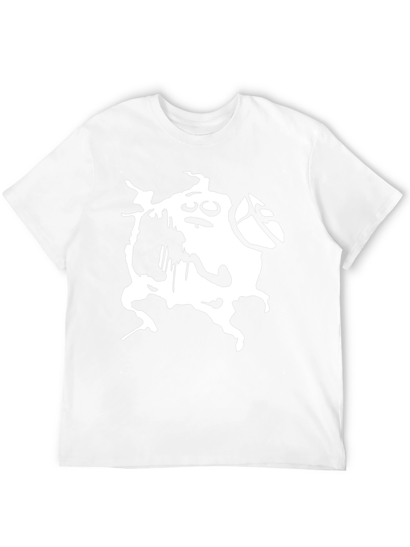 Abstract Graphic Black T-Shirt