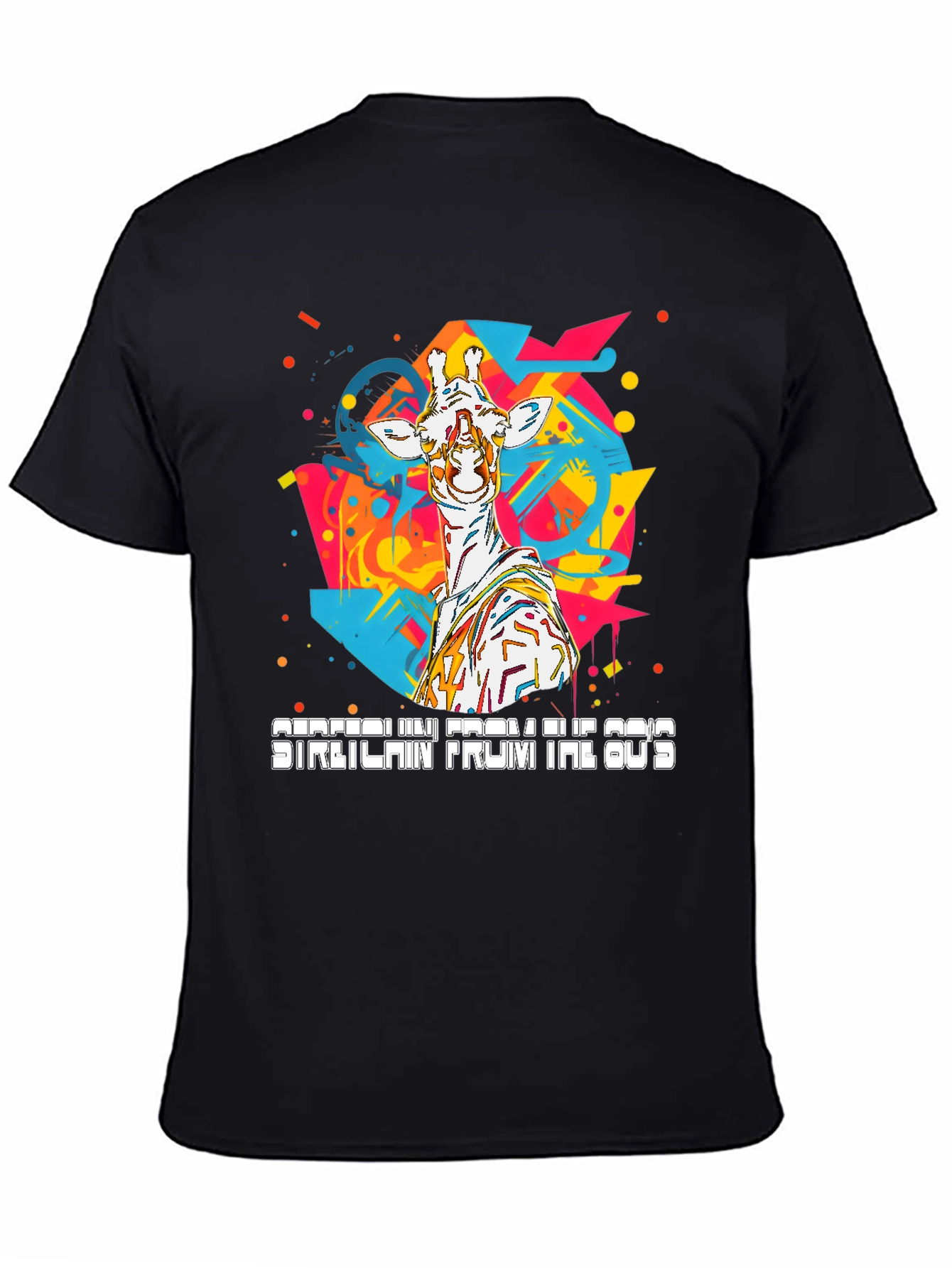 80s Giraffe T-Shirt - Retro Style