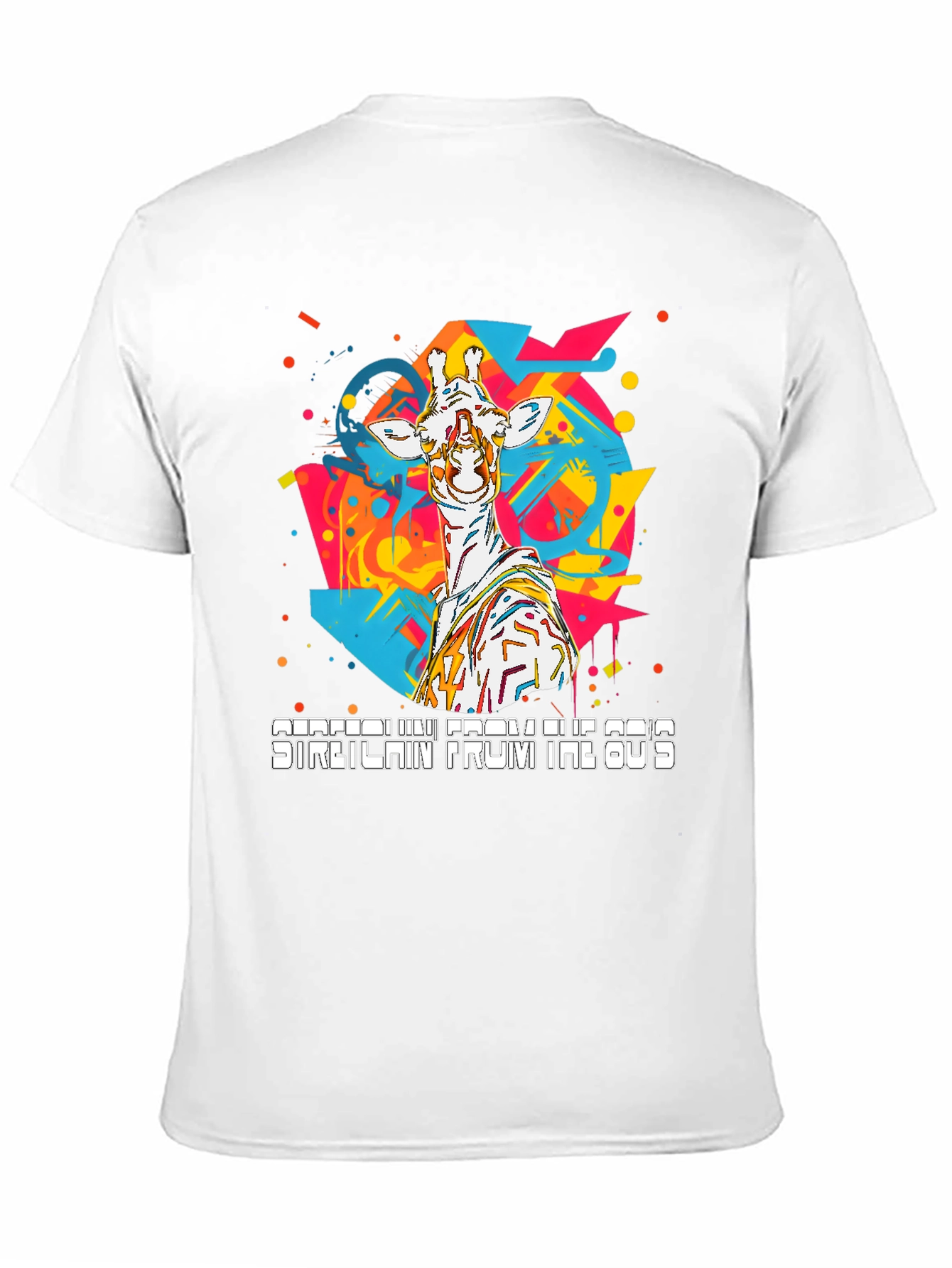80s Giraffe T-Shirt - Retro Style
