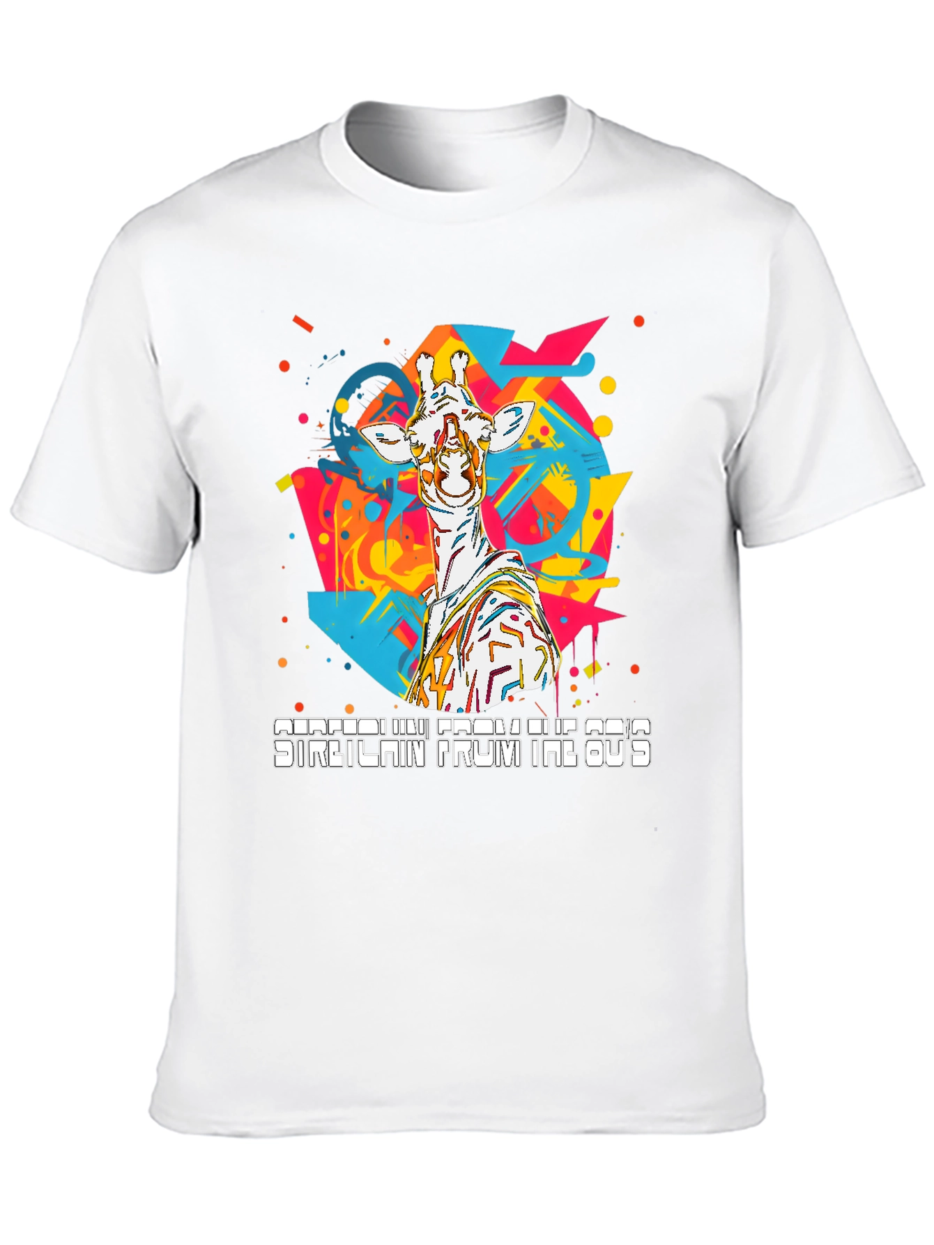 80s Giraffe T-Shirt - Retro Style