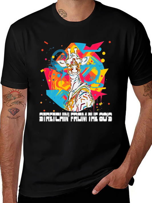 80s Giraffe T-Shirt - Retro Style