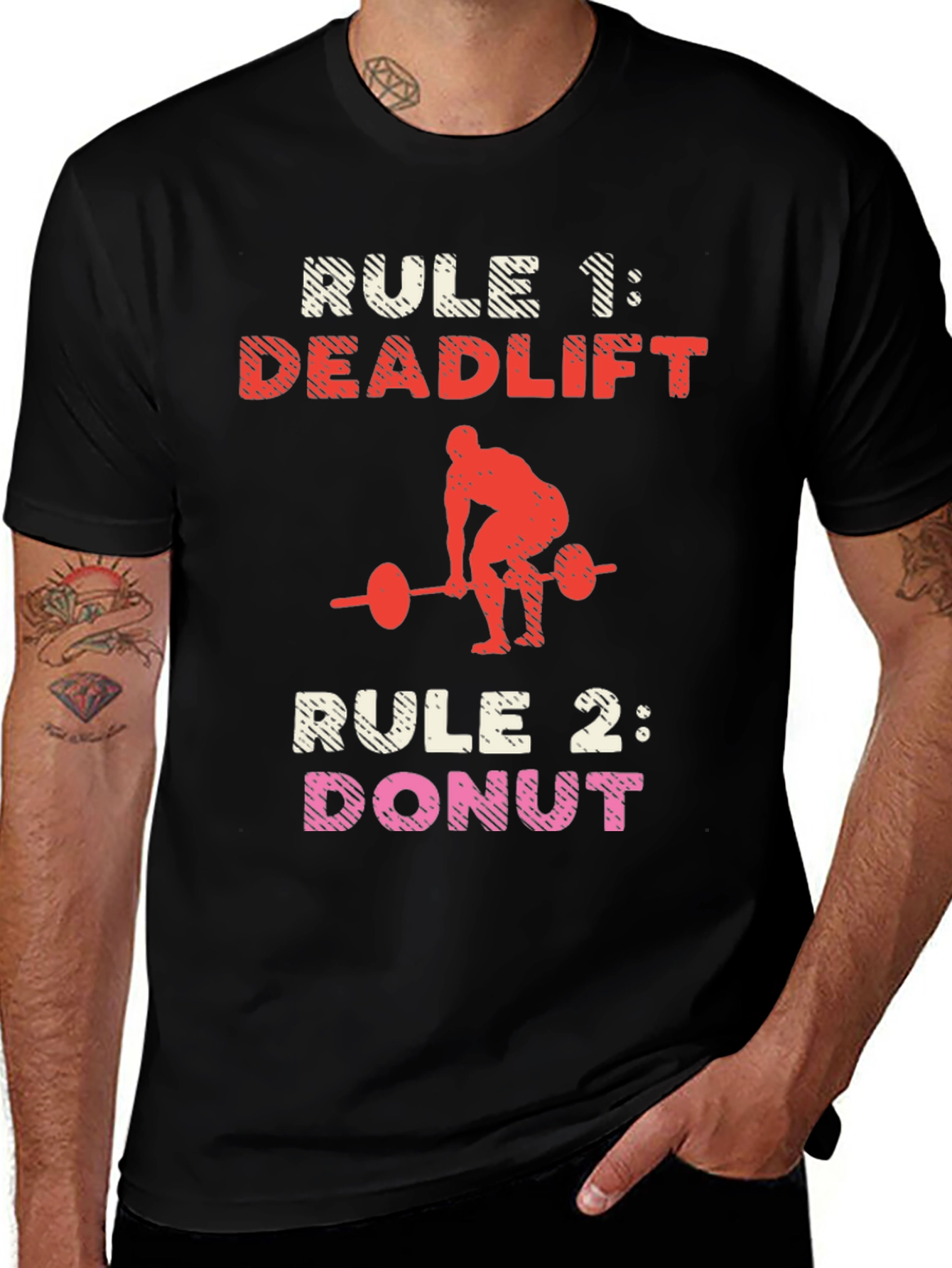 Deadlift and Donuts Graphic T-Shirt