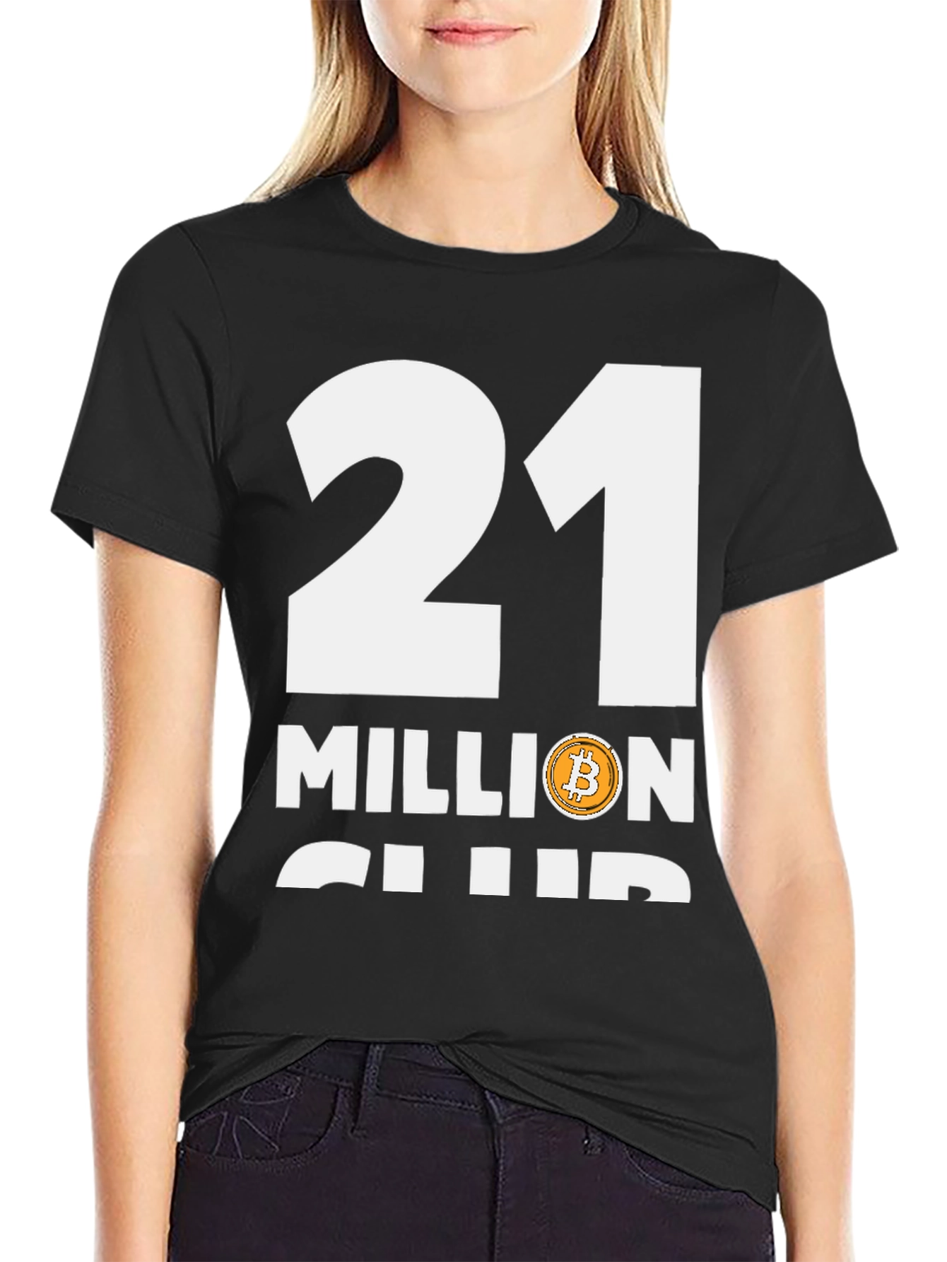 21 Million Club Bitcoin Graphic Tee - Crypto Enthusiast