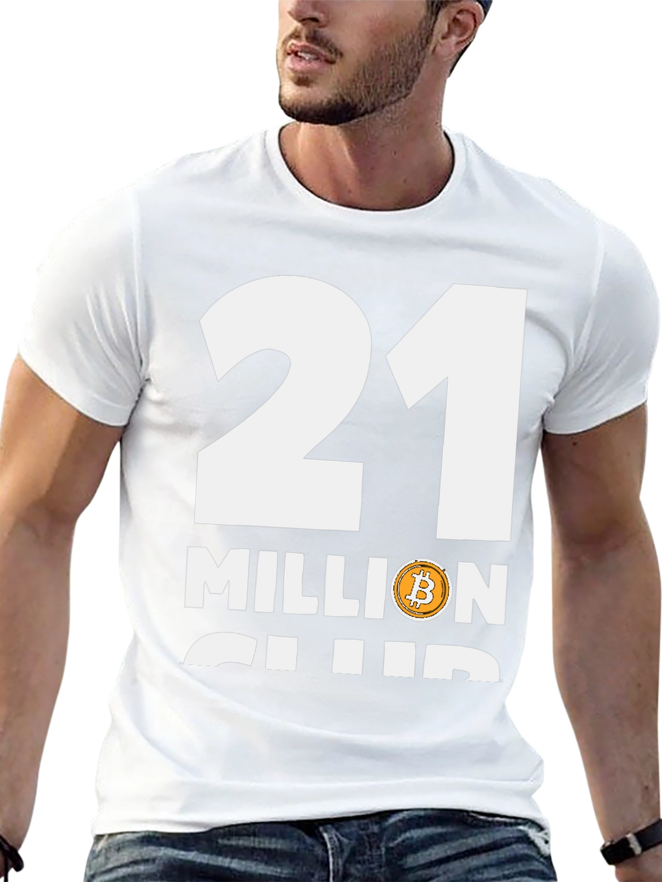 21 Million Club Bitcoin Graphic Tee - Crypto Enthusiast